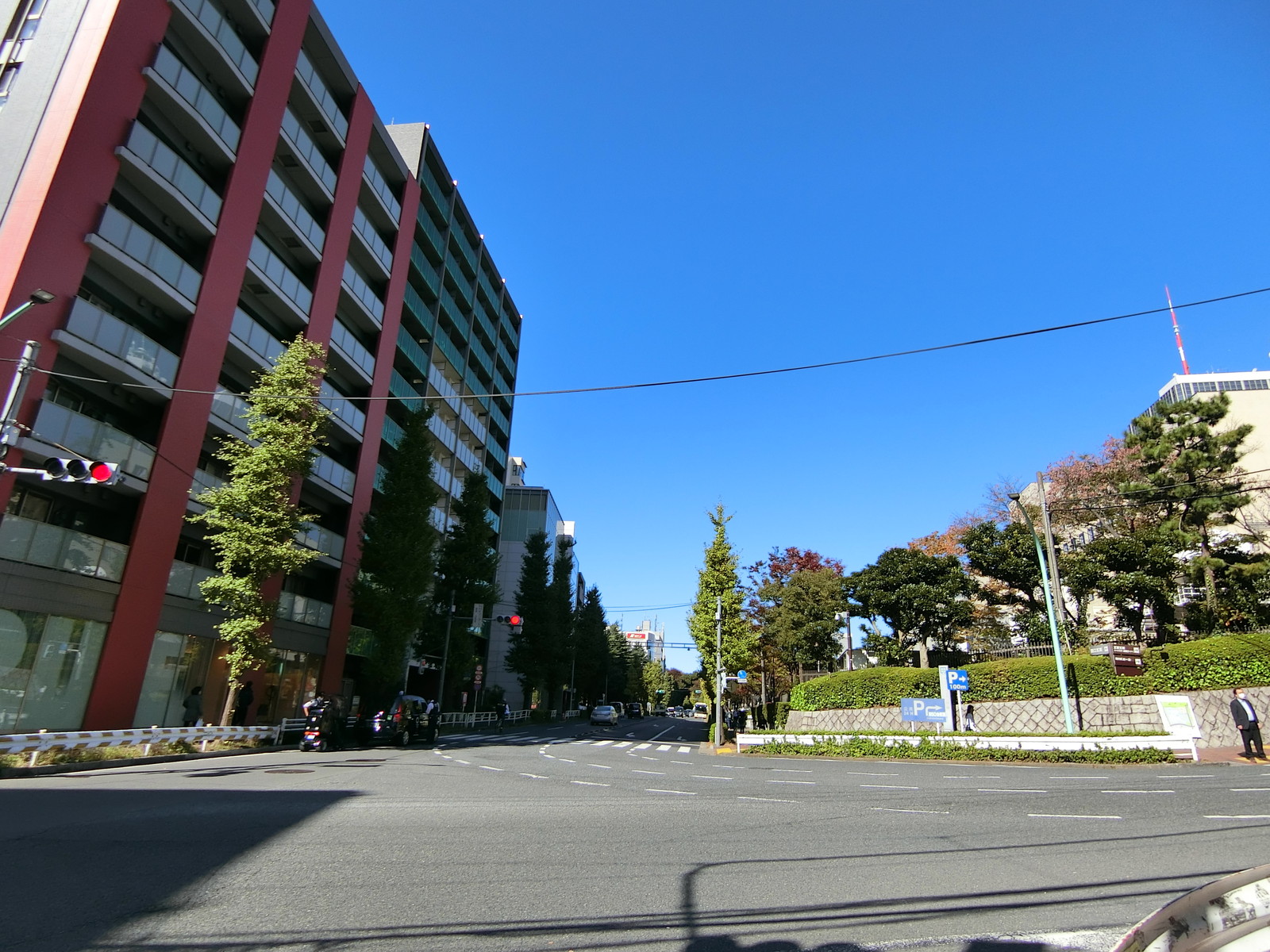 周辺は落ち着いた雰囲気のエリア