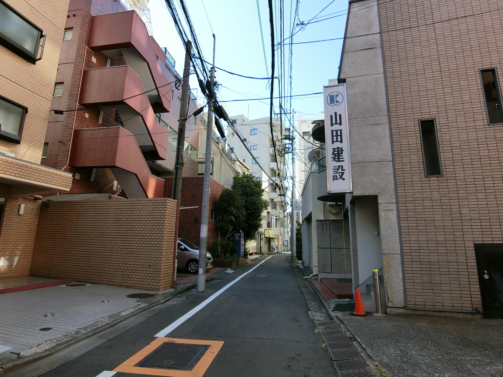 第一太田ビル前面の通り