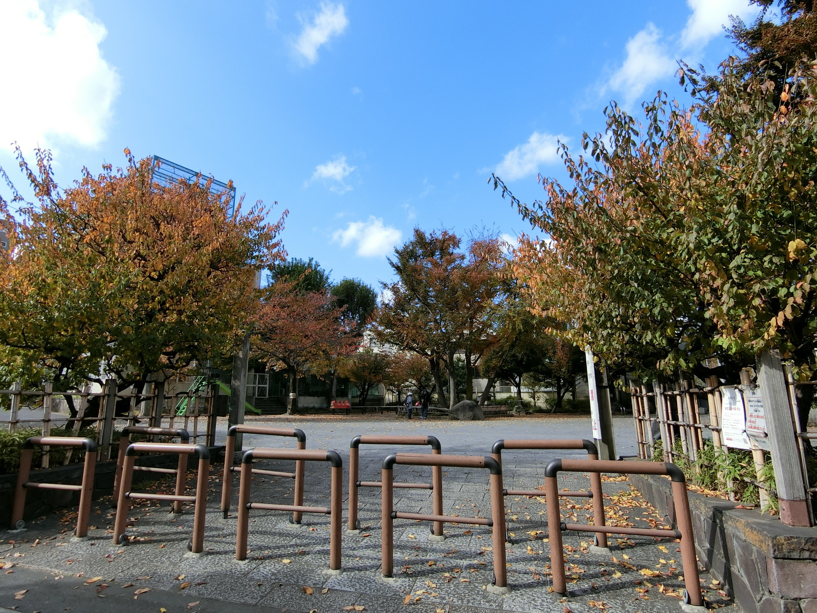 向かいの品川聖蹟公園