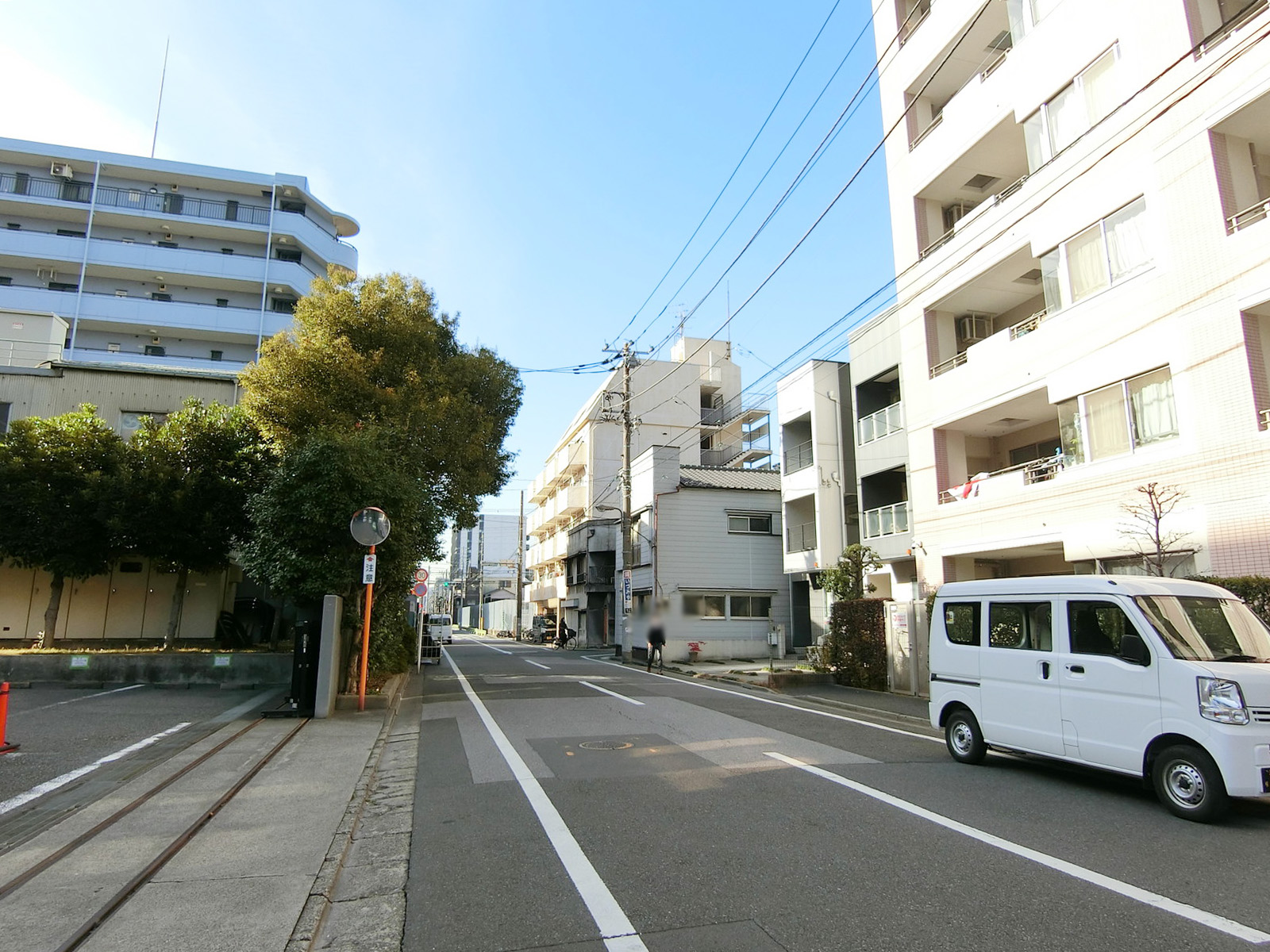 エムエスティ亀戸センター前面の通り