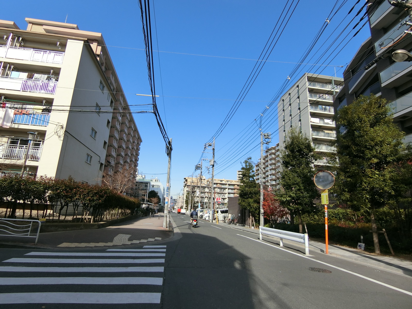 周辺は閑静な住宅街