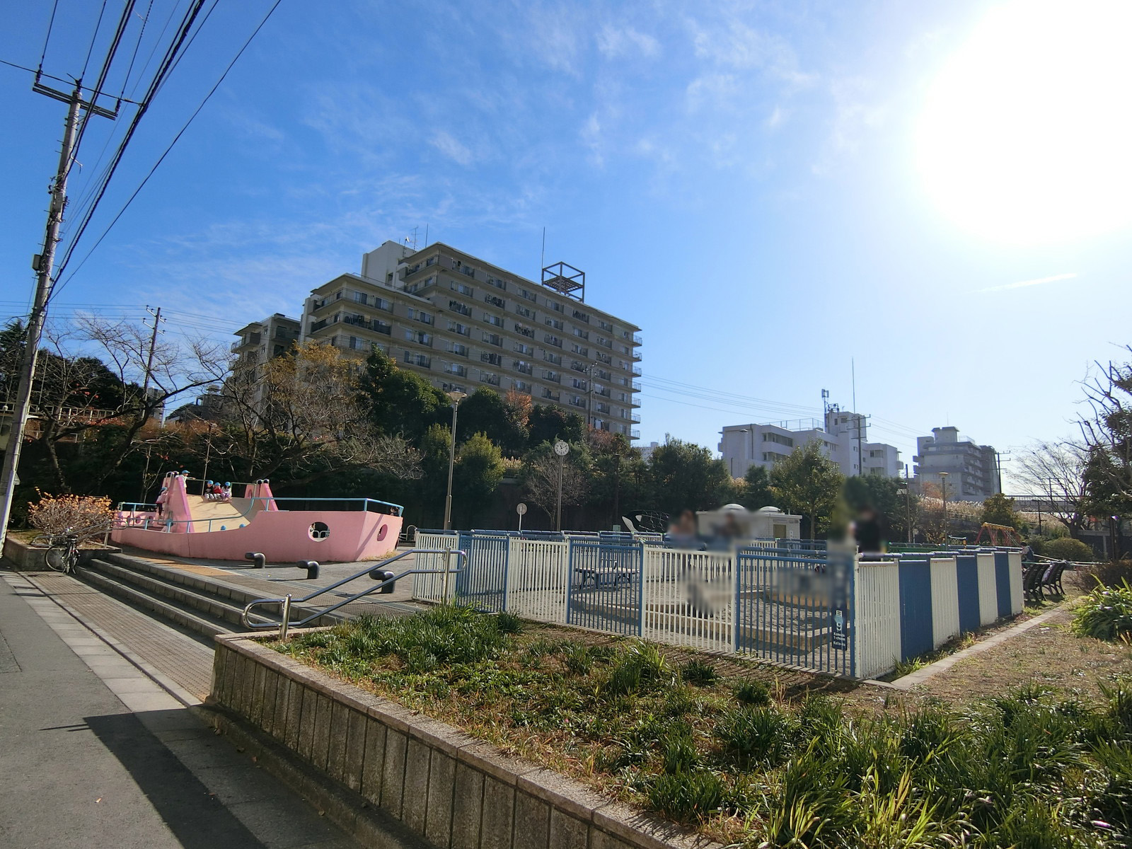 徒歩1分の亀戸西公園