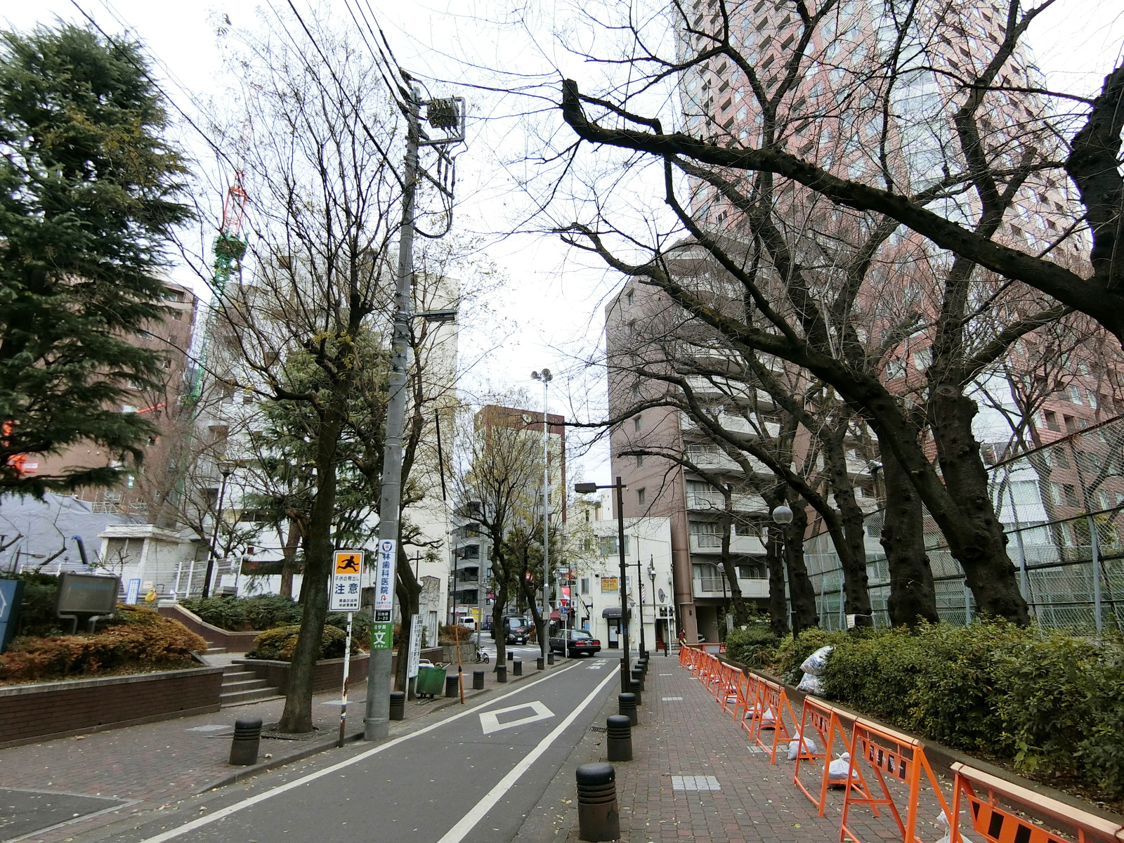 KIビル前面の通り