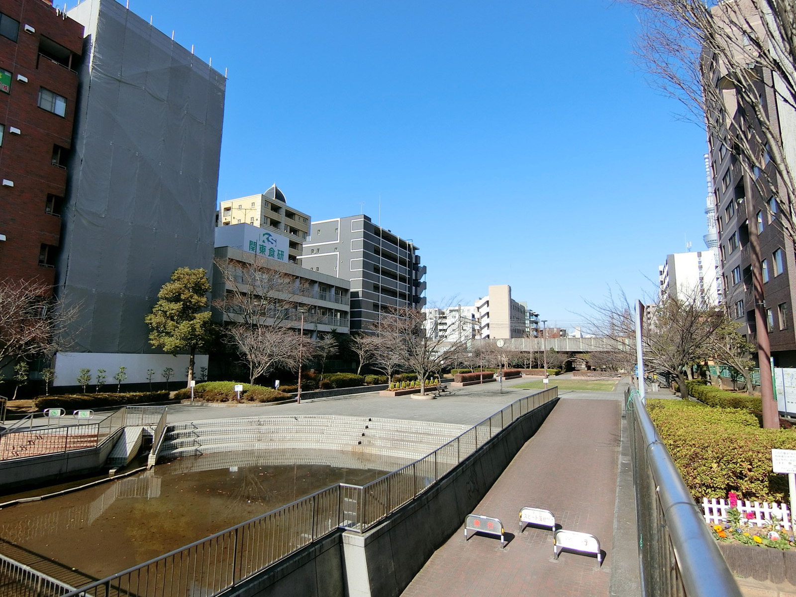 近くの大横川親水公園