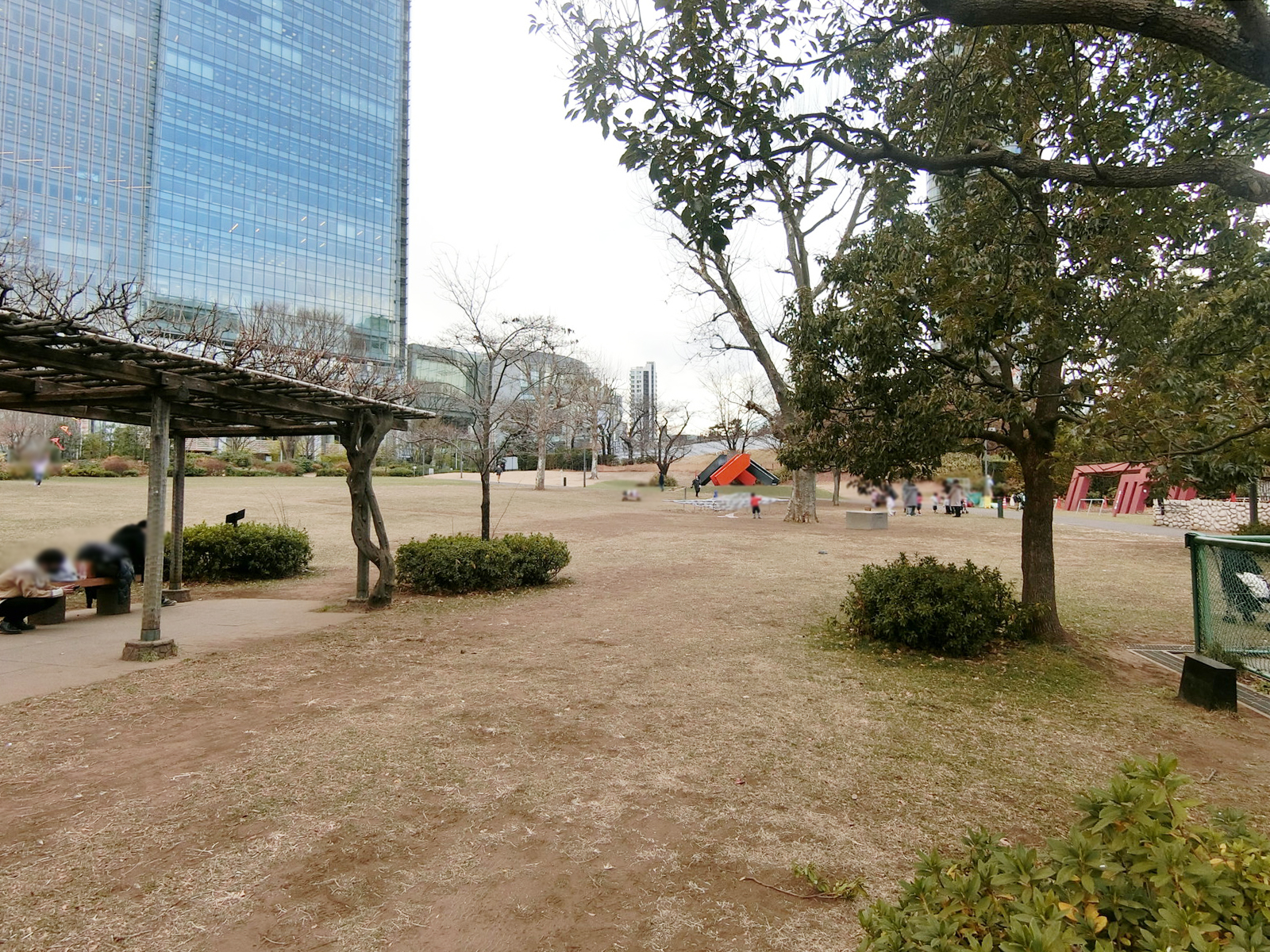 近くの檜町公園
