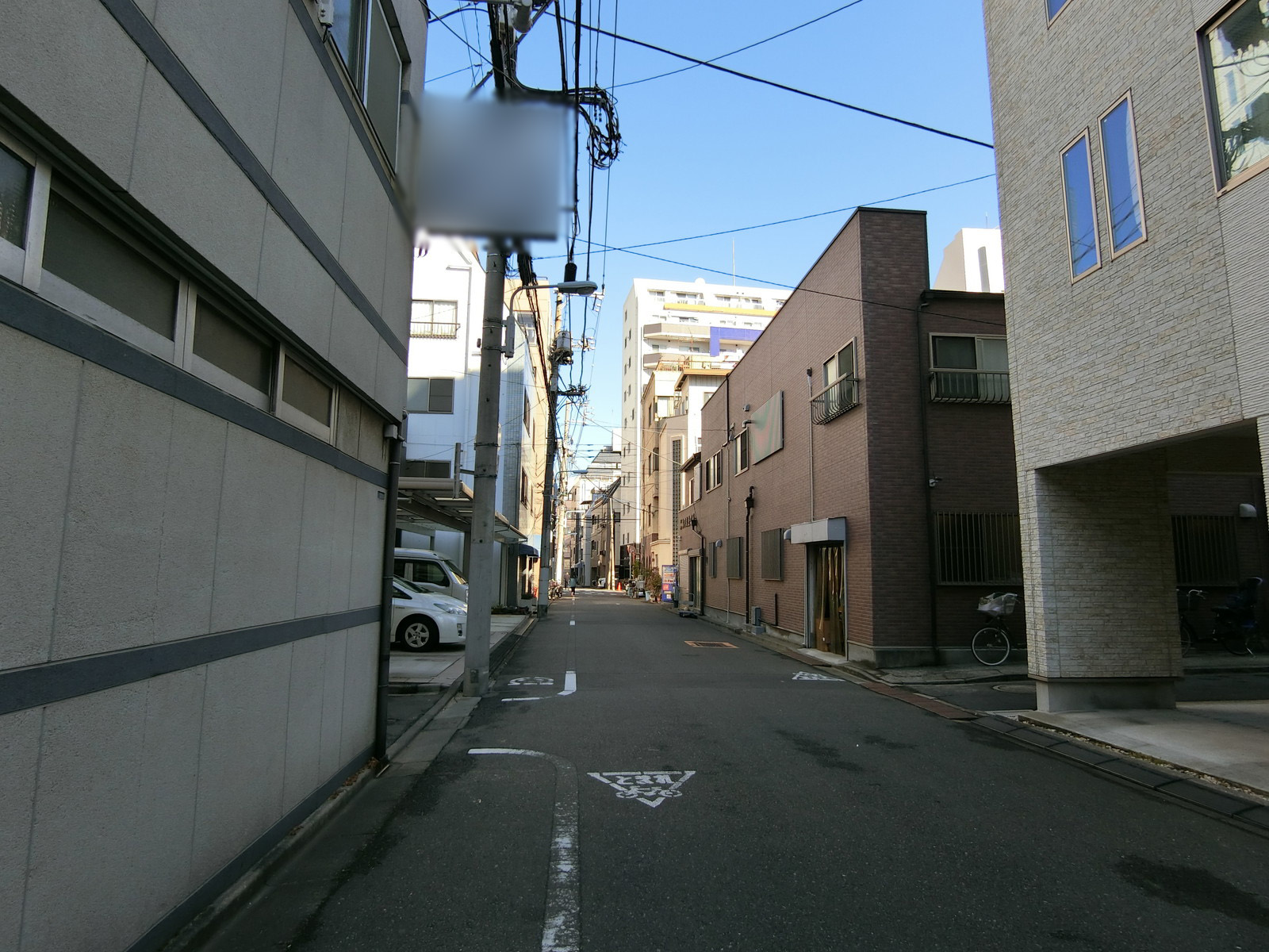 浅草橋貸事務所前面の通り