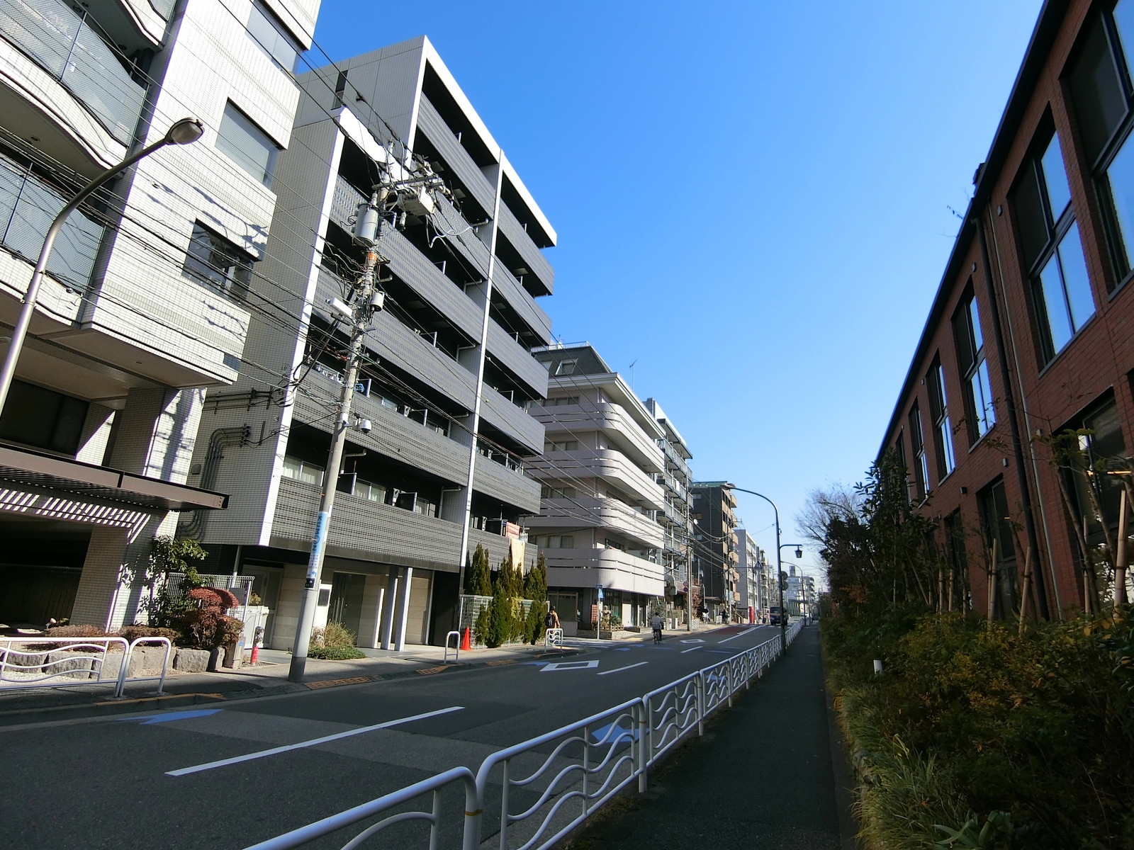 RMビル前面の通り
