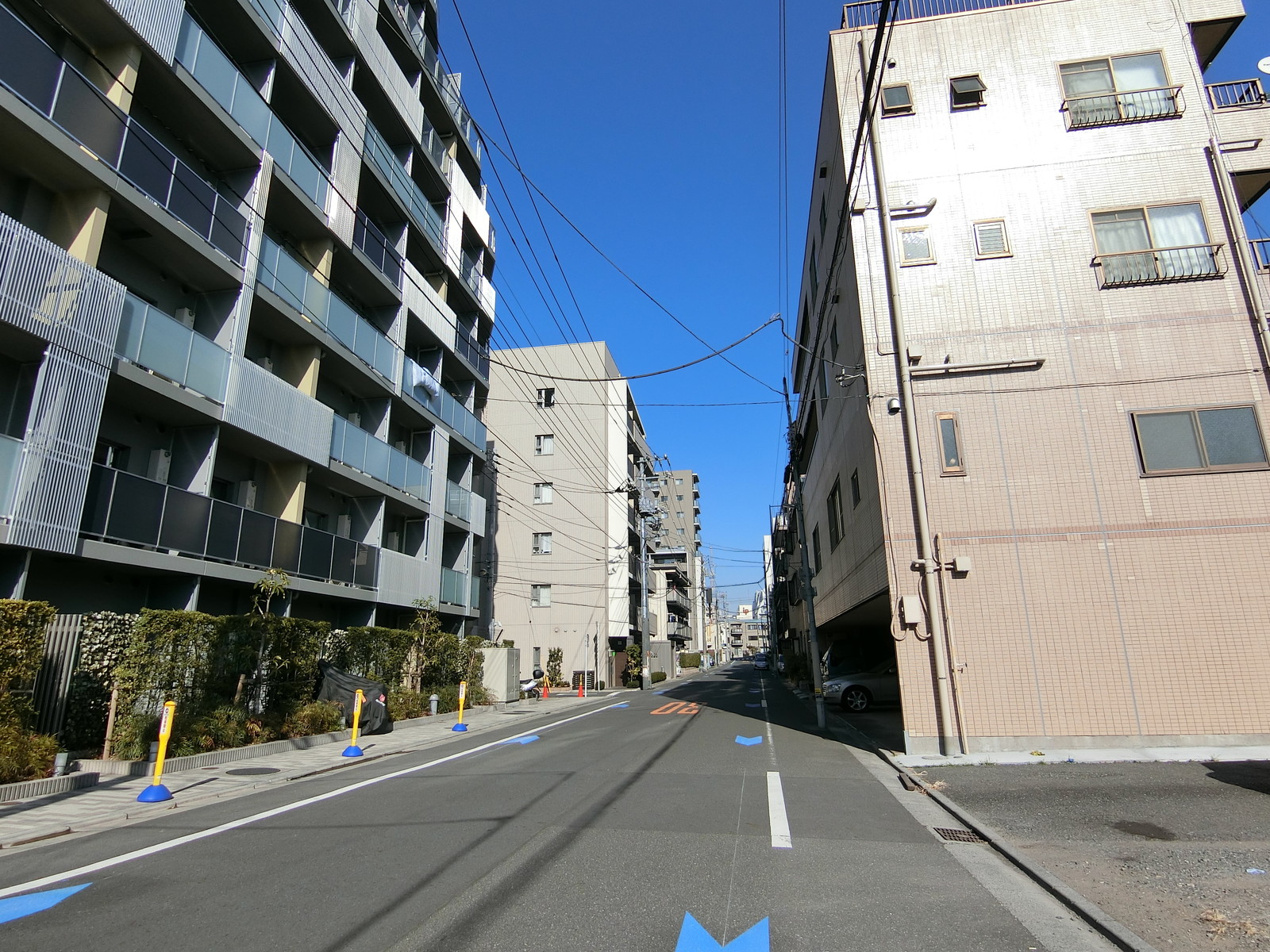 昌平堂冬木ビル前面の通り