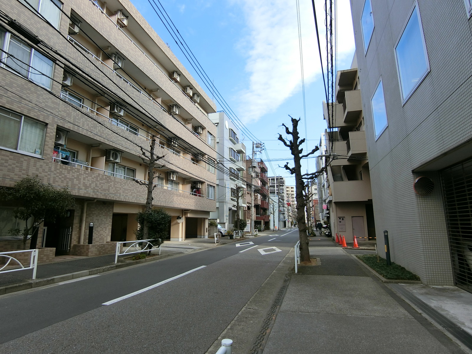 四国菊川別館前面の通り