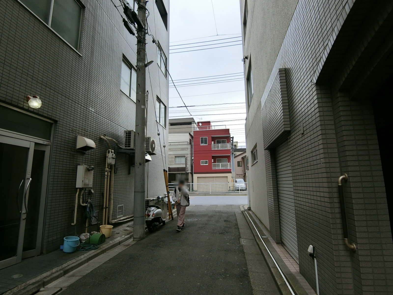 住吉コートクハイム前面の通り