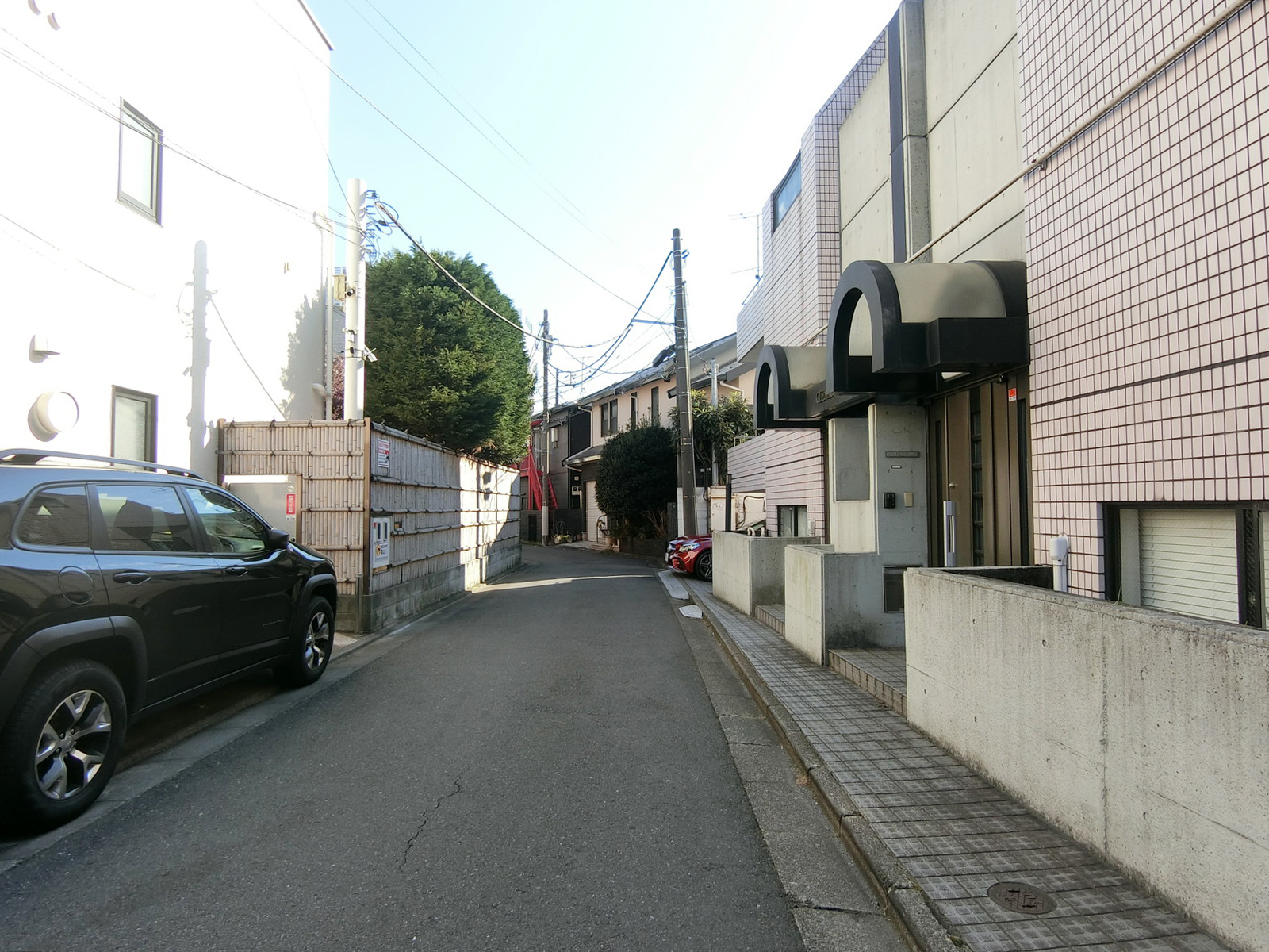 ジェイハンク中目黒前面の通り