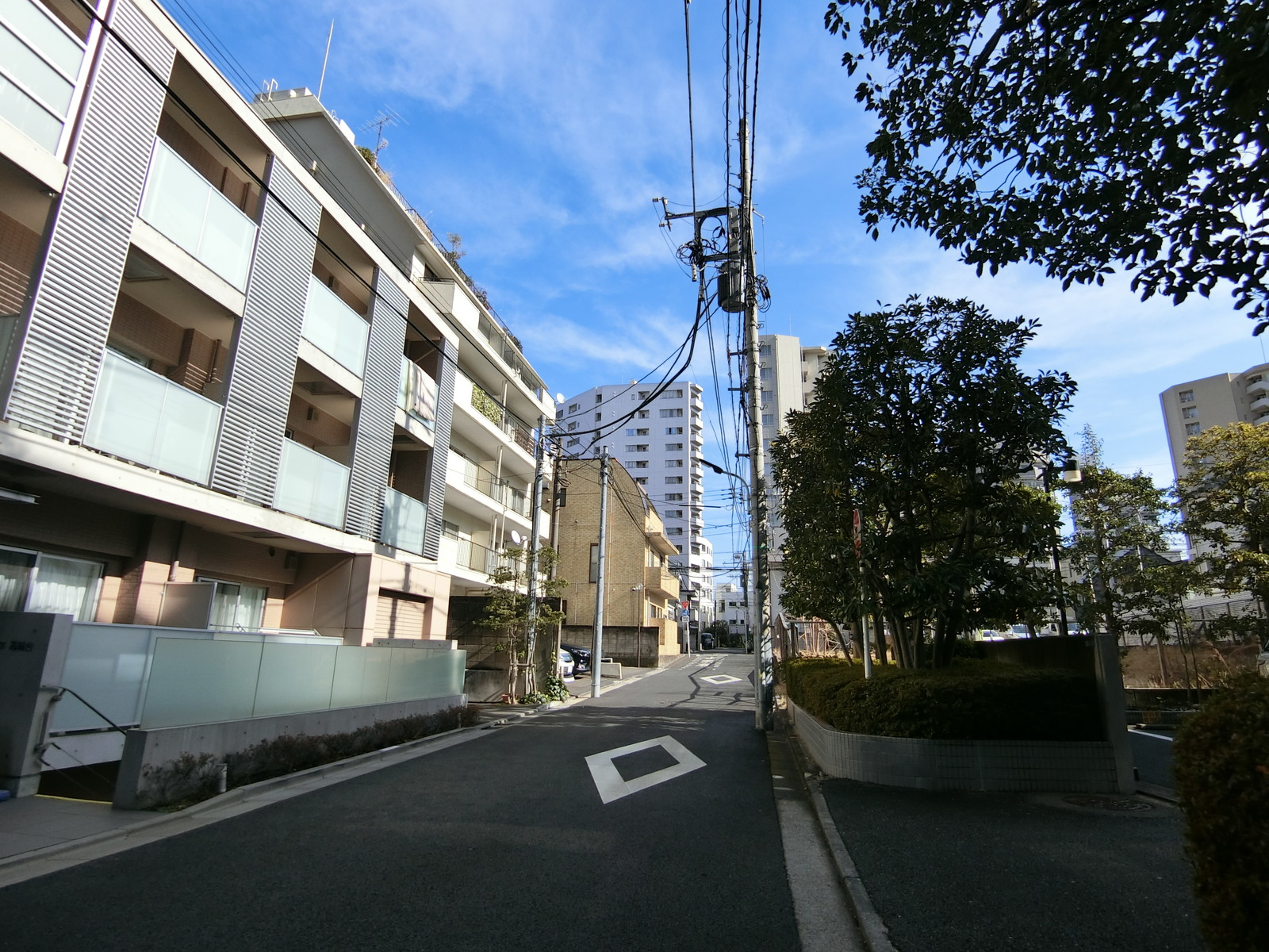 オフィス前面の通り