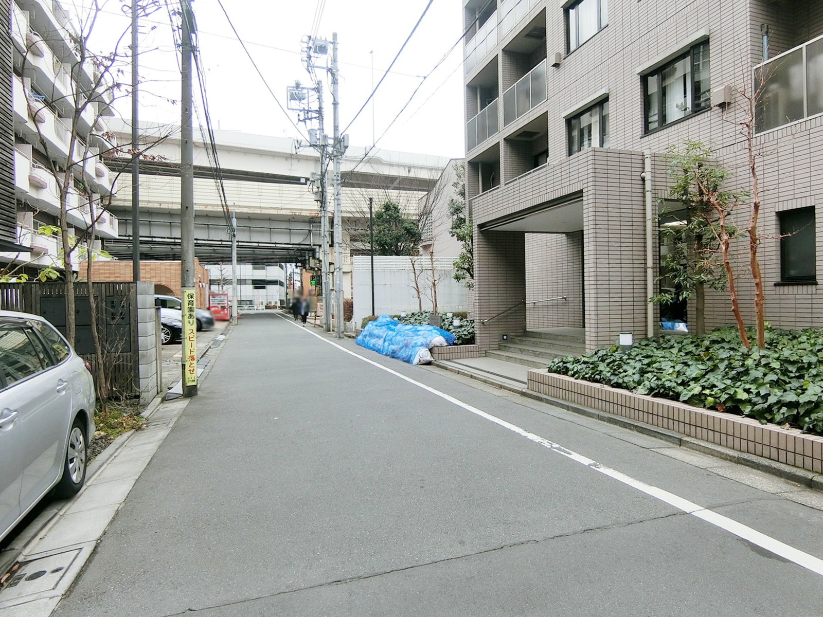 西参道テラス前面の通り