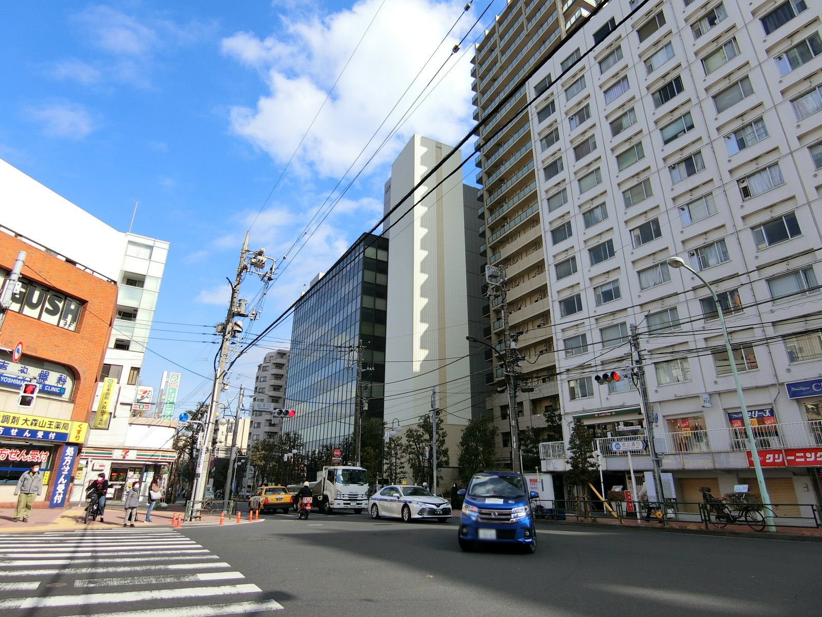 付近の池上通り