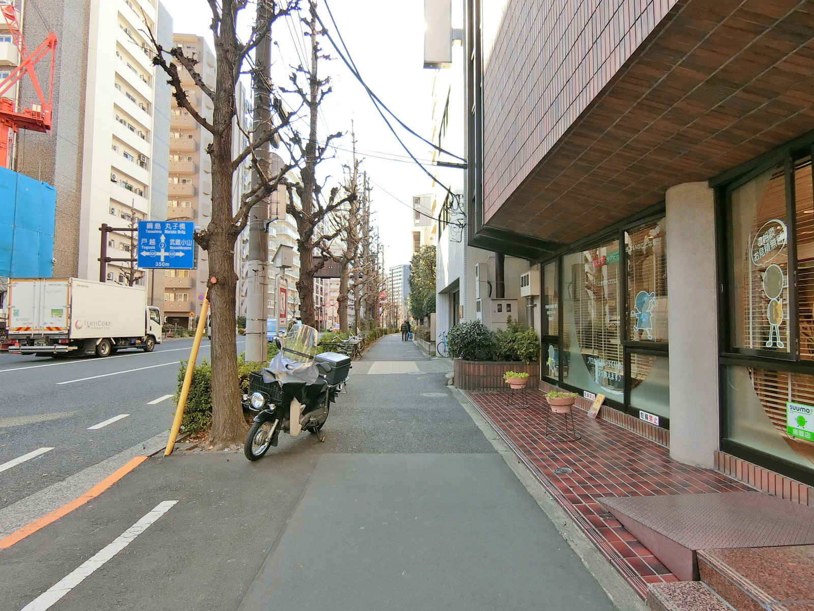 MY品川ビル前面の通り