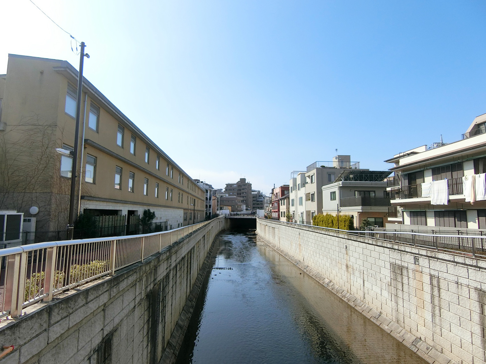 近くには神田川