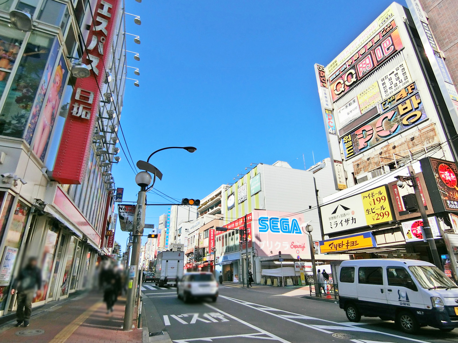 付近の大久保通り