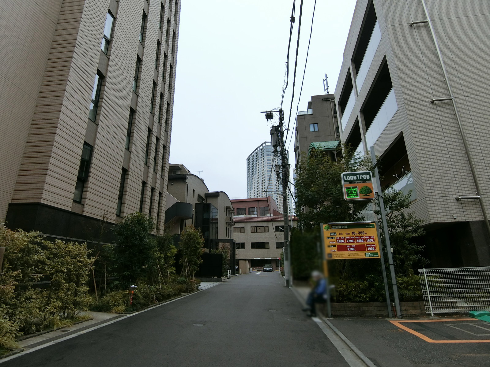 THE MANOR HOUSE前面の通り