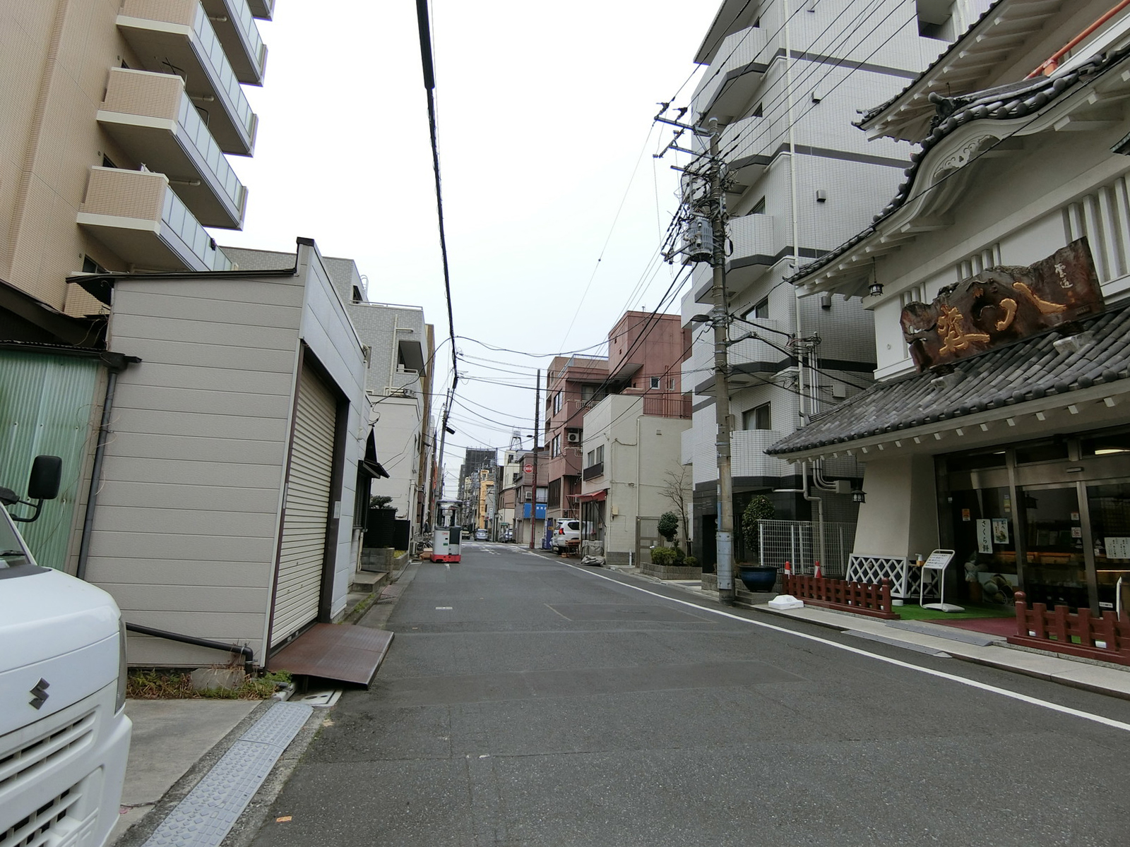 MSビル前面の通り