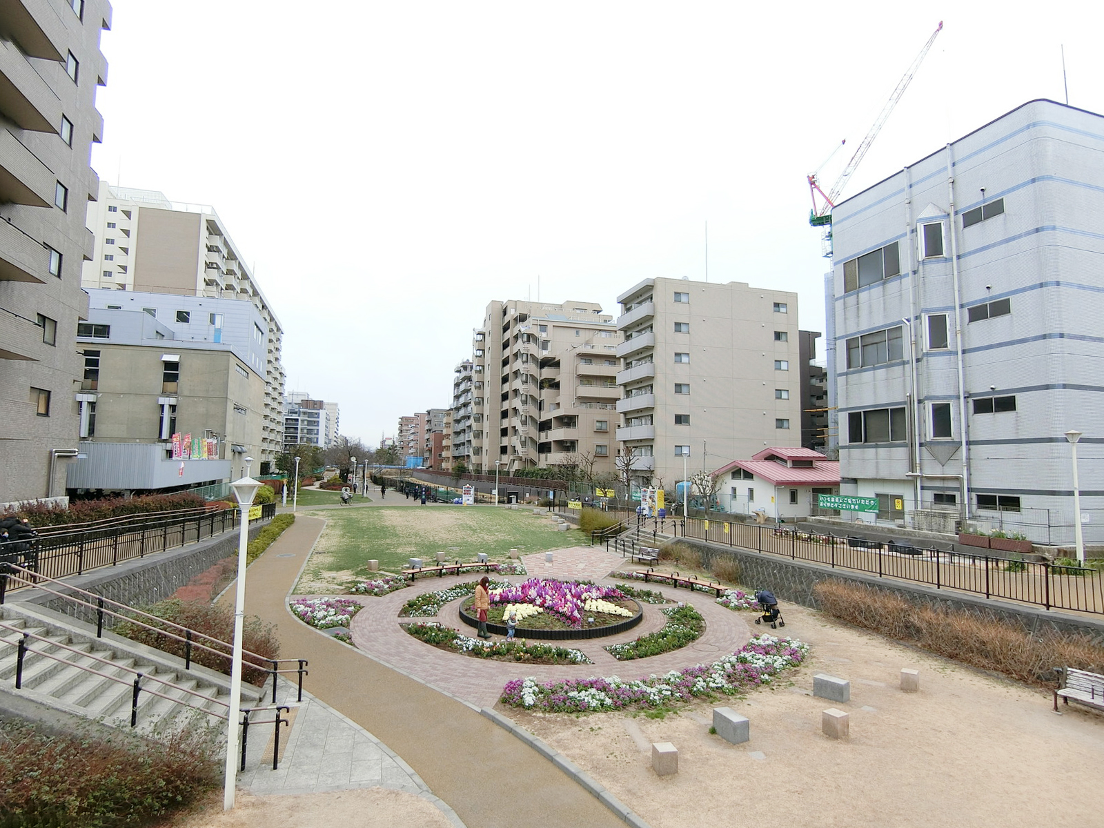 徒歩3分の大横川親水公園