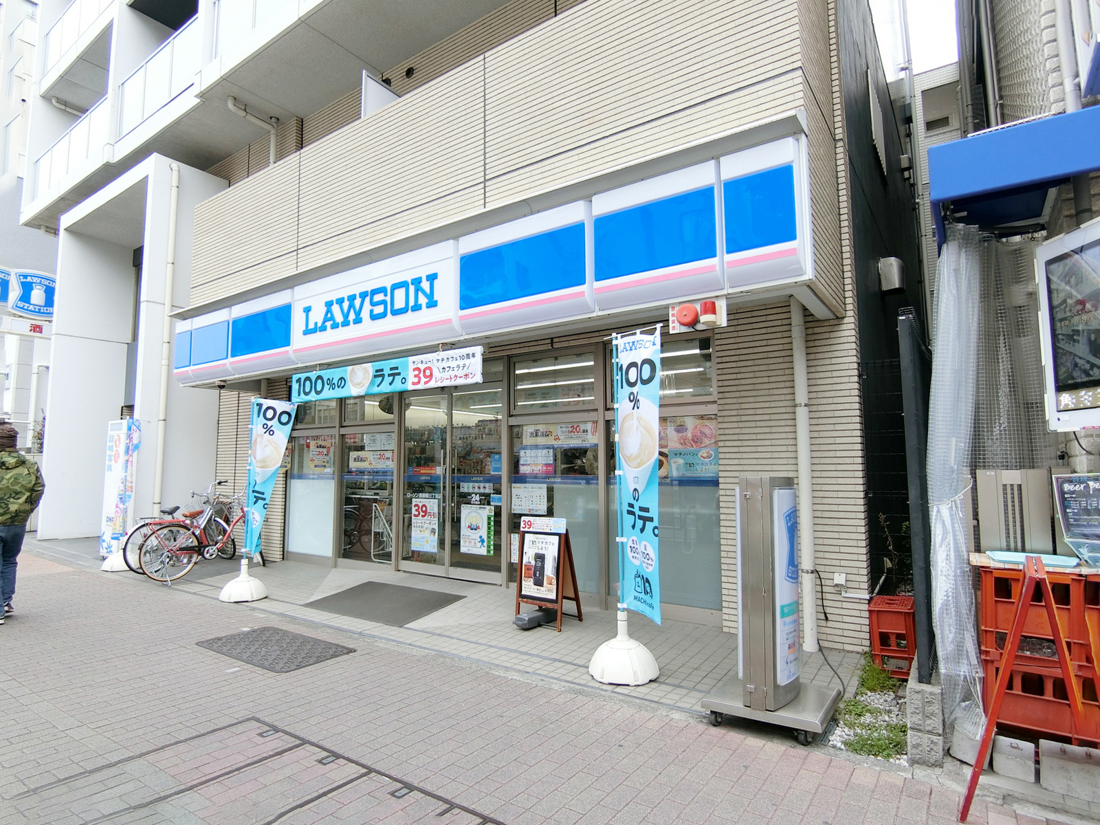 徒歩2分のローソン 吾妻橋三丁目店