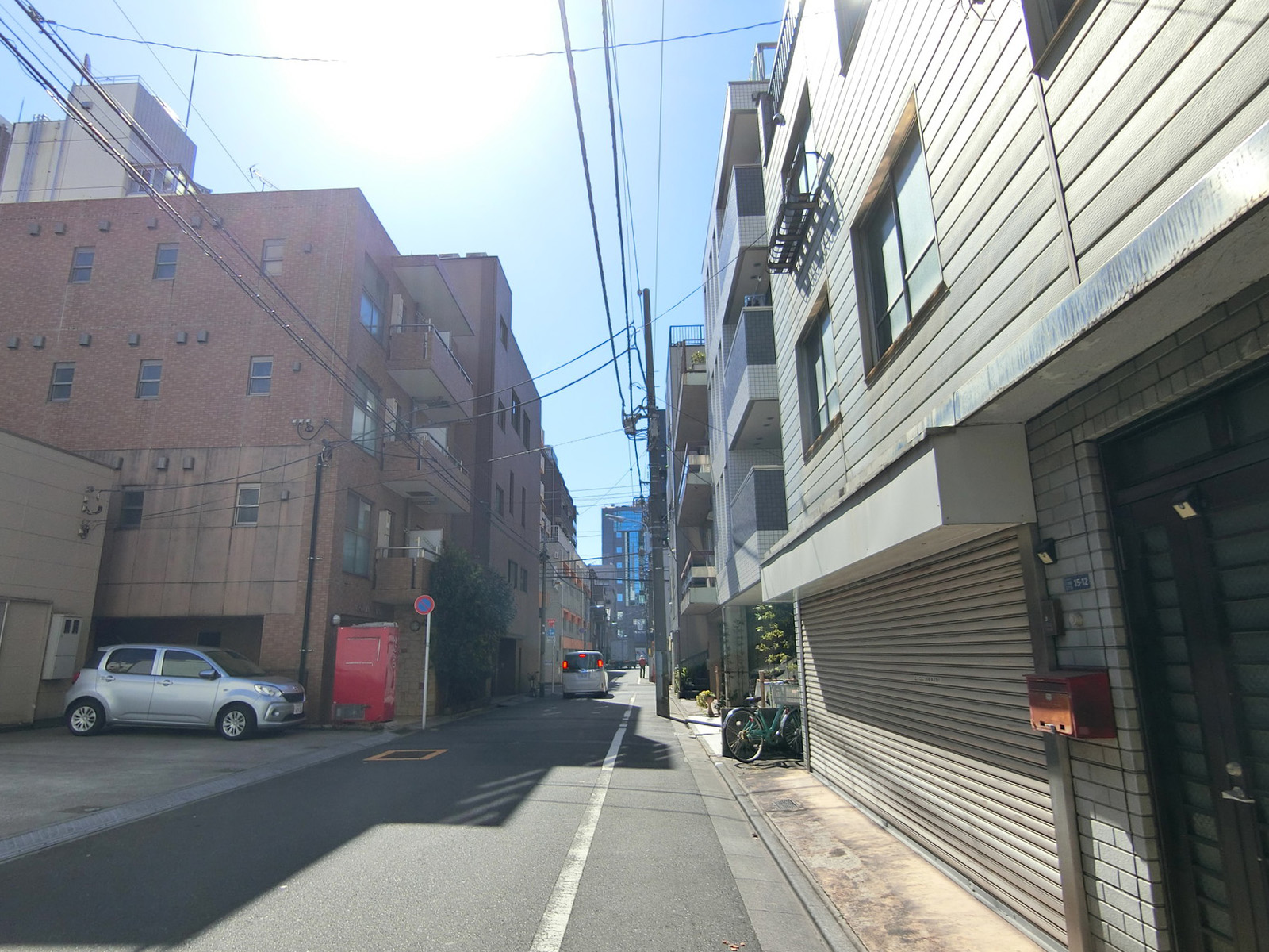 周辺は落ち着いた雰囲気のエリア