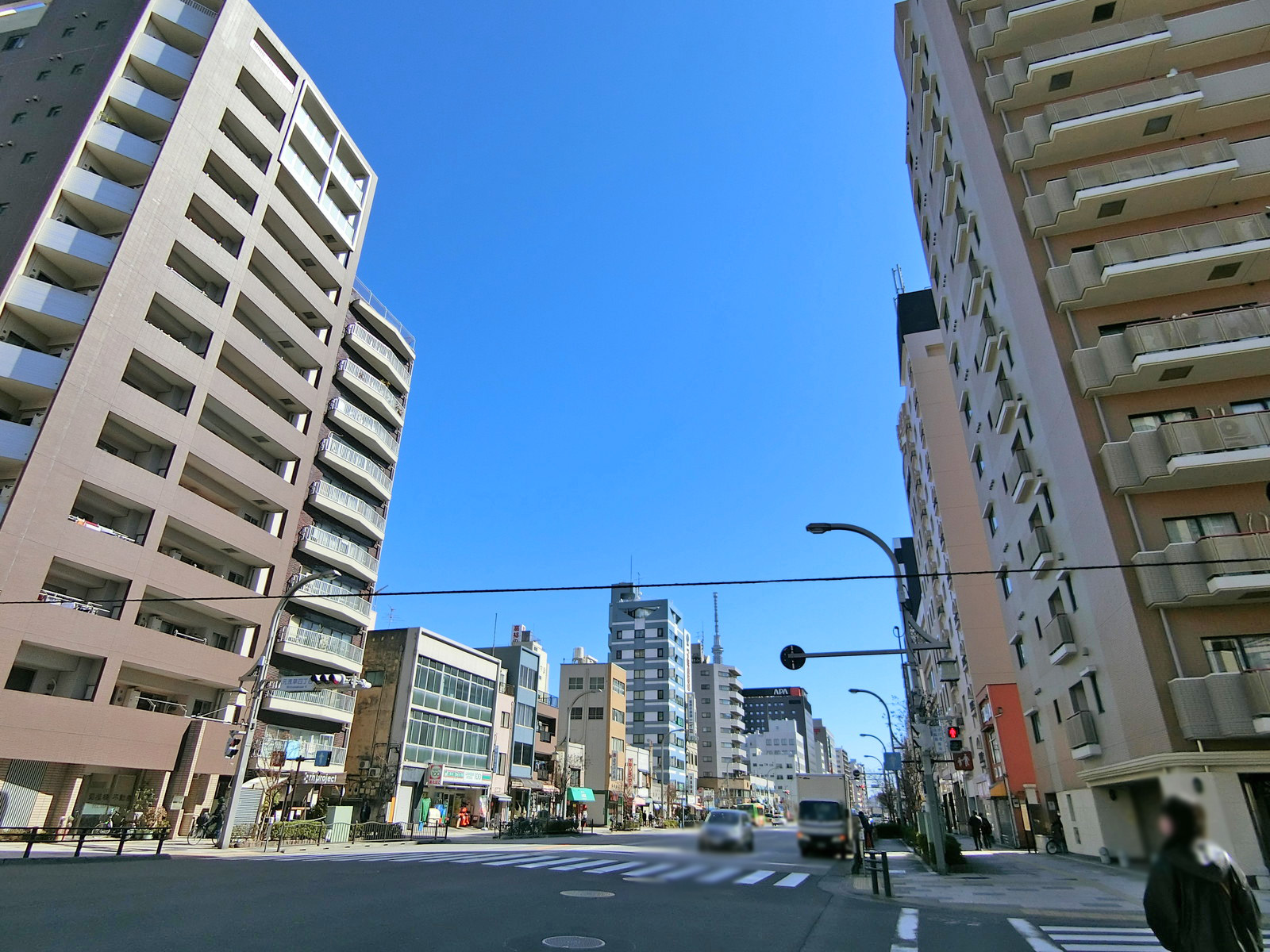 付近の江戸通り