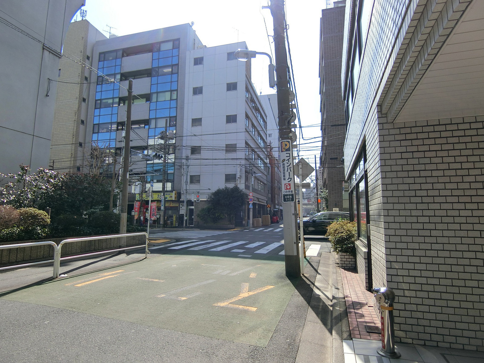 浅草橋ハイツ前面の通り