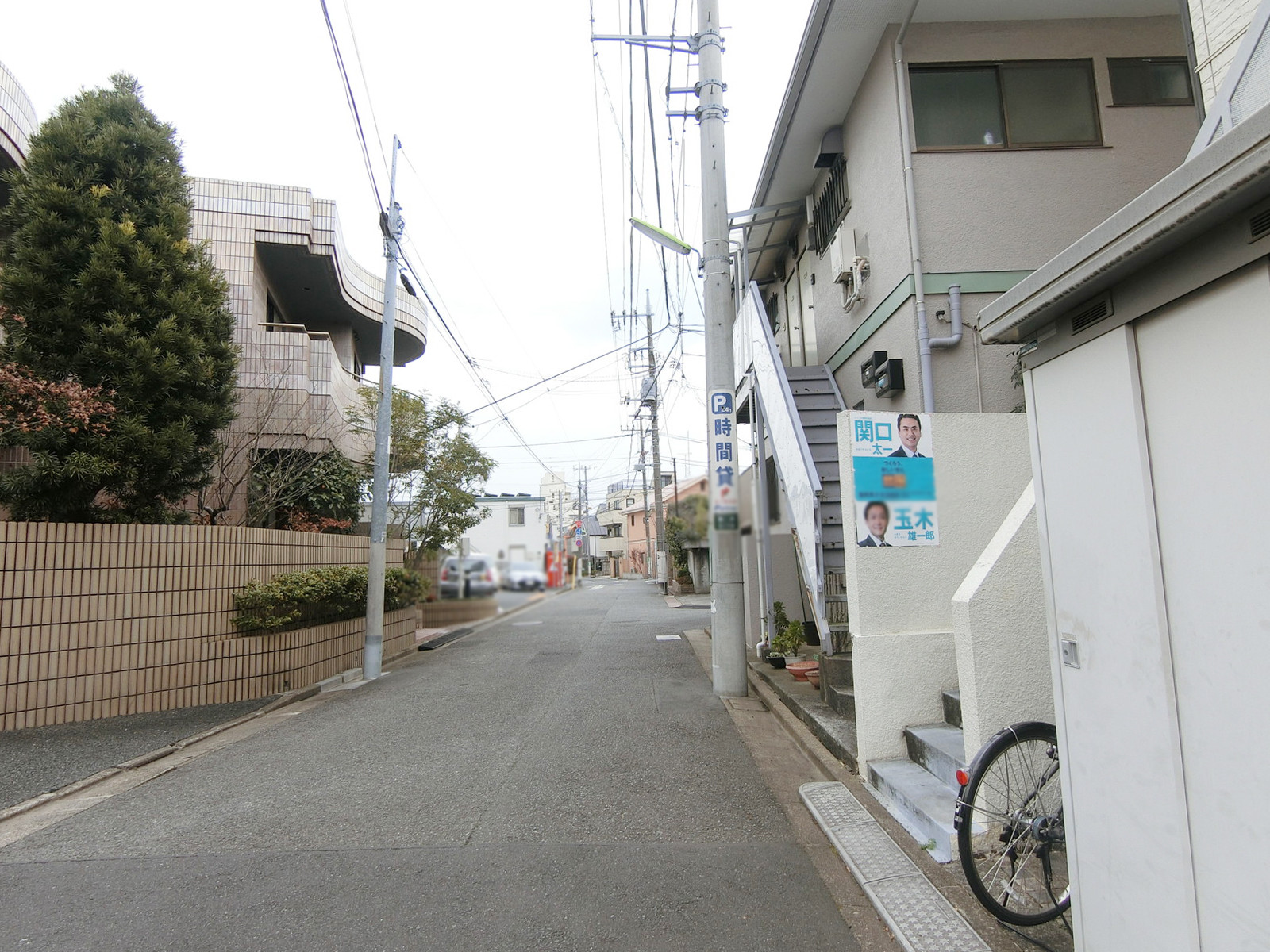 NTビル前面の通り
