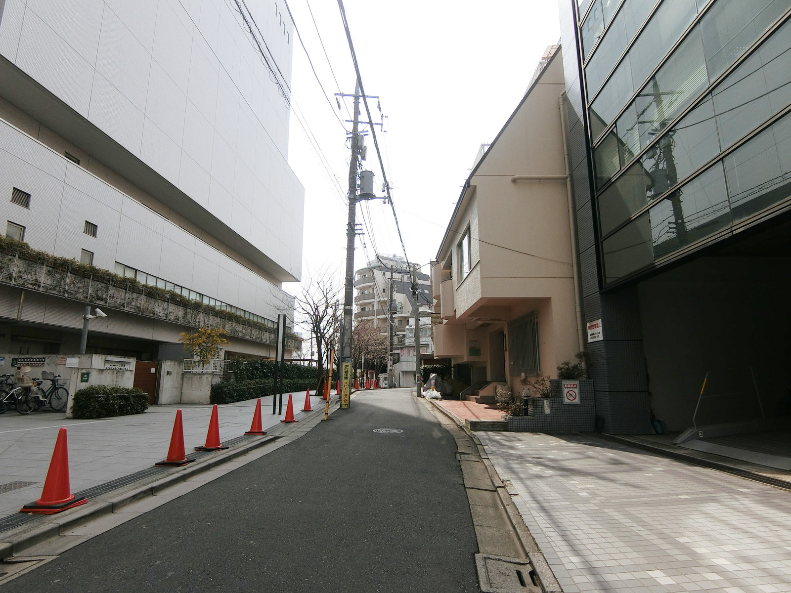 第二シバビル前面の通り