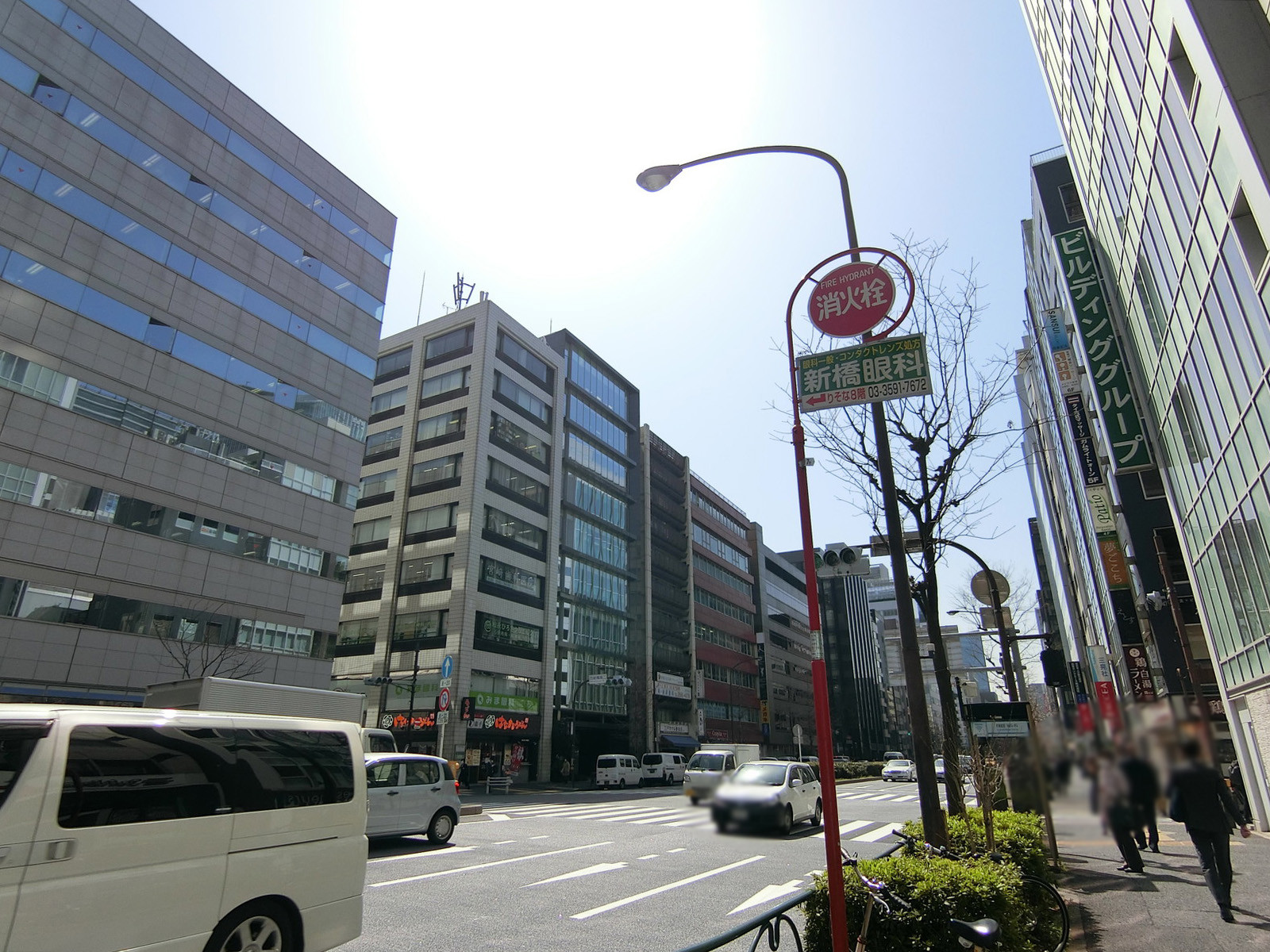 付近の日比谷通り