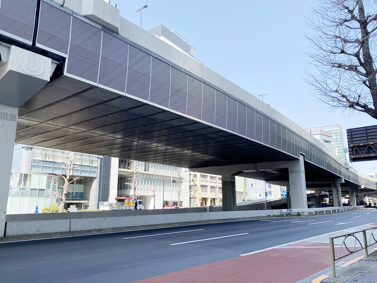 近くには首都高速3号渋谷線