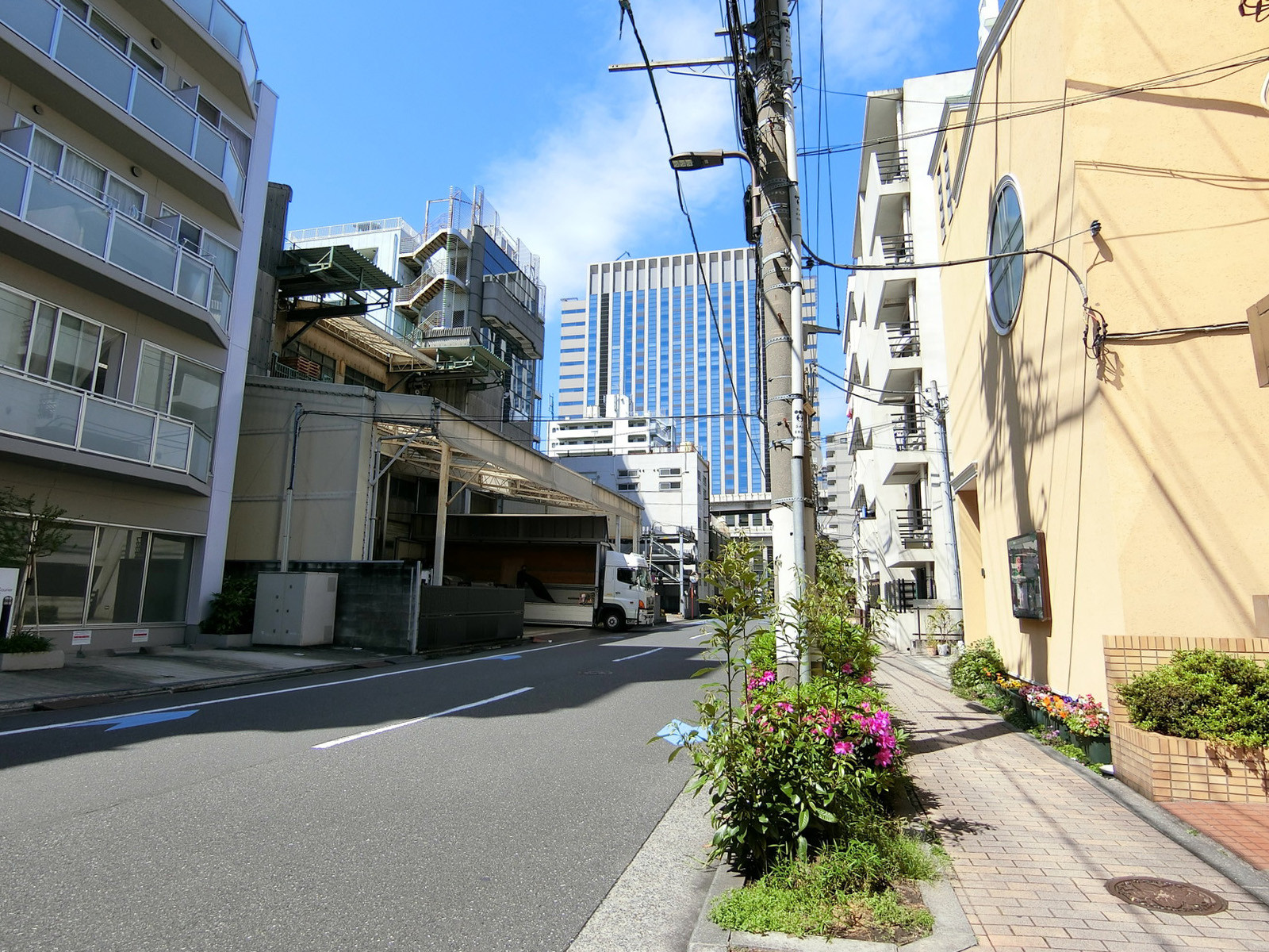 Baumplatz前面の通り