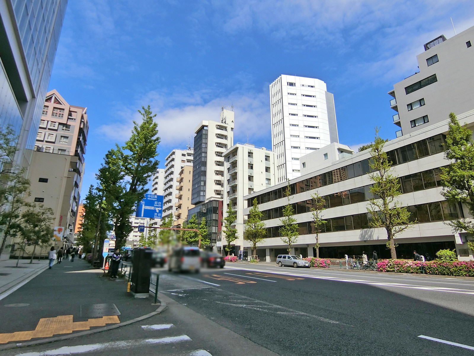 グランドメゾン代官山前面の通り