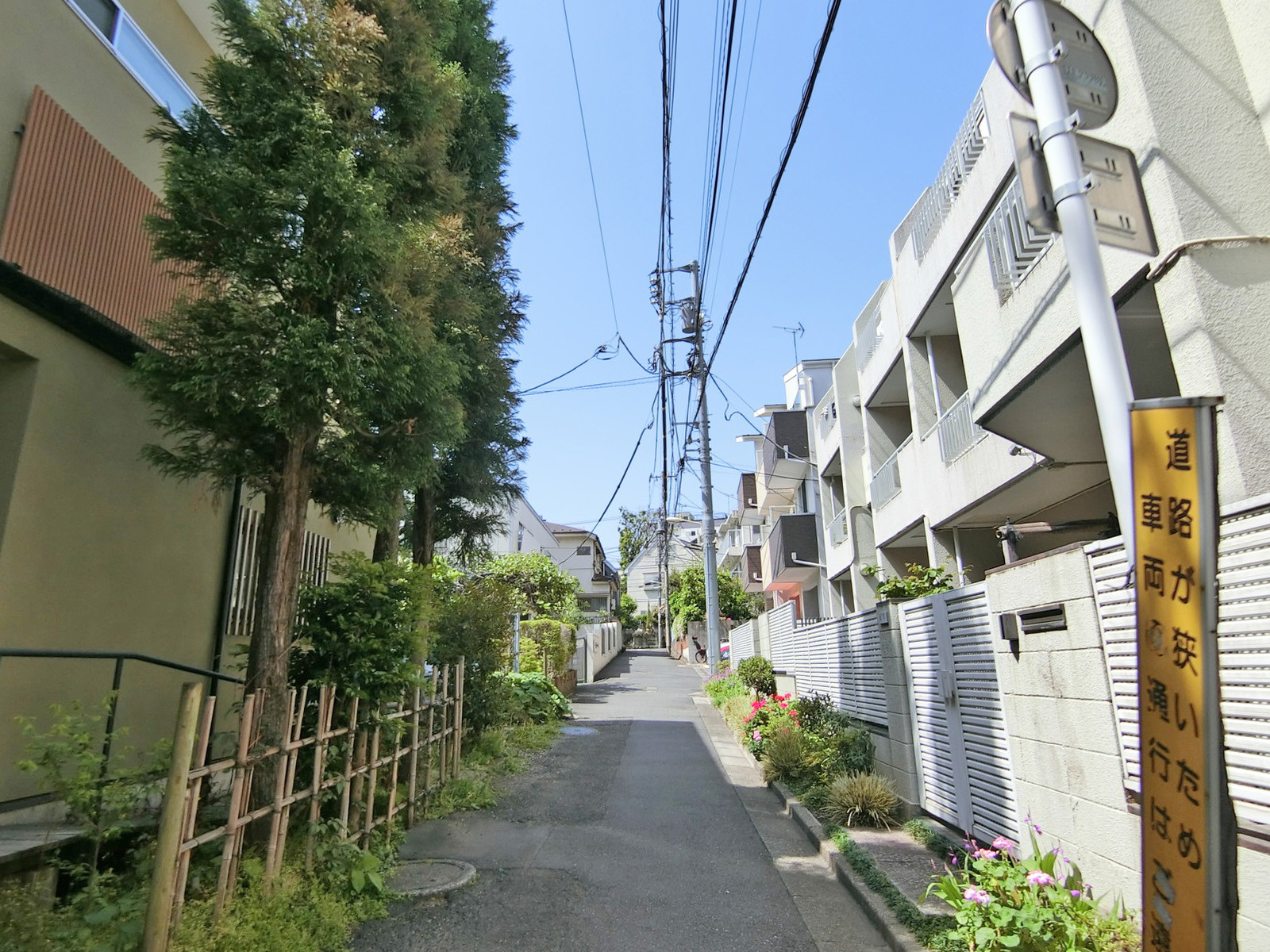 周辺は落ち着いたエリア