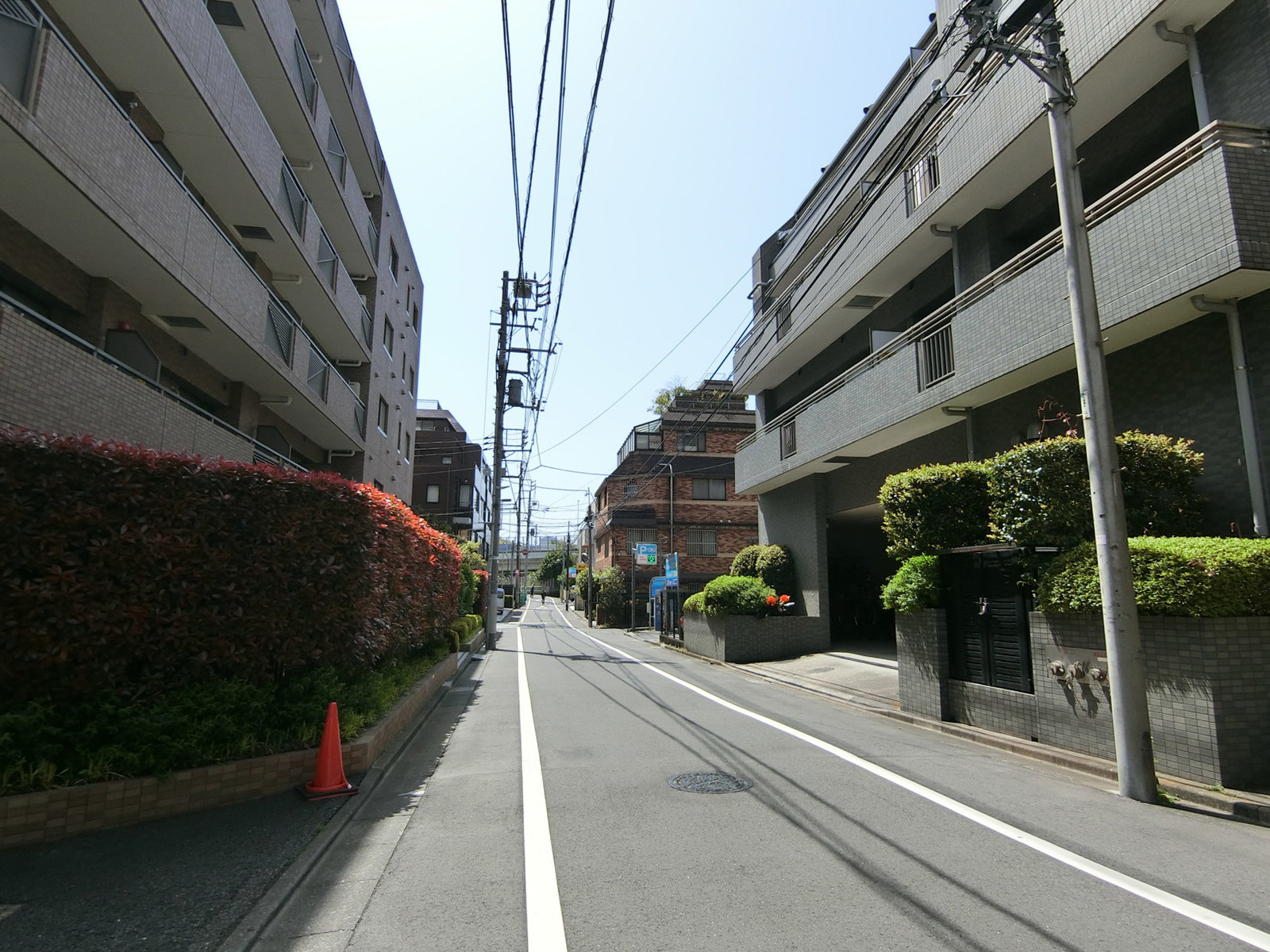 周辺は落ち着いた住宅街