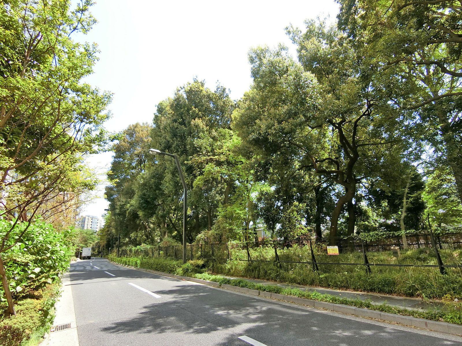 新宿御苑沿いに立地