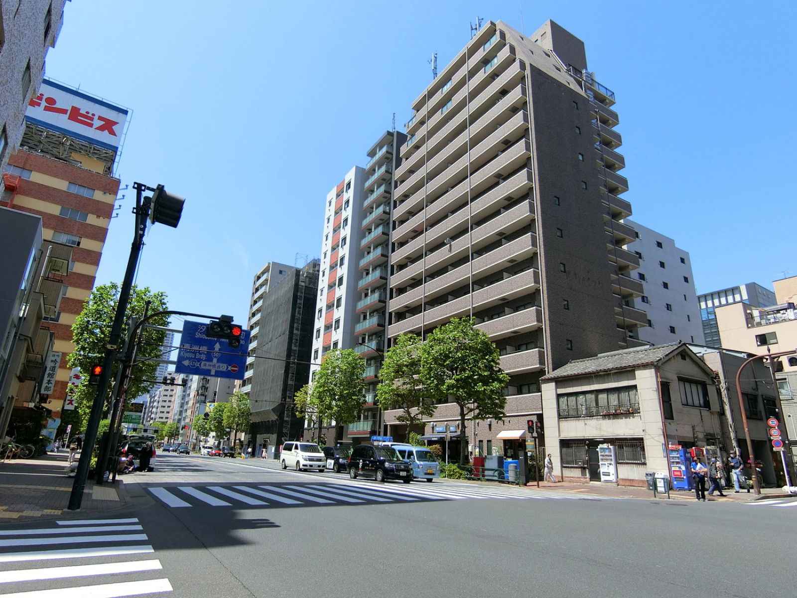 付近の浜町中ノ橋