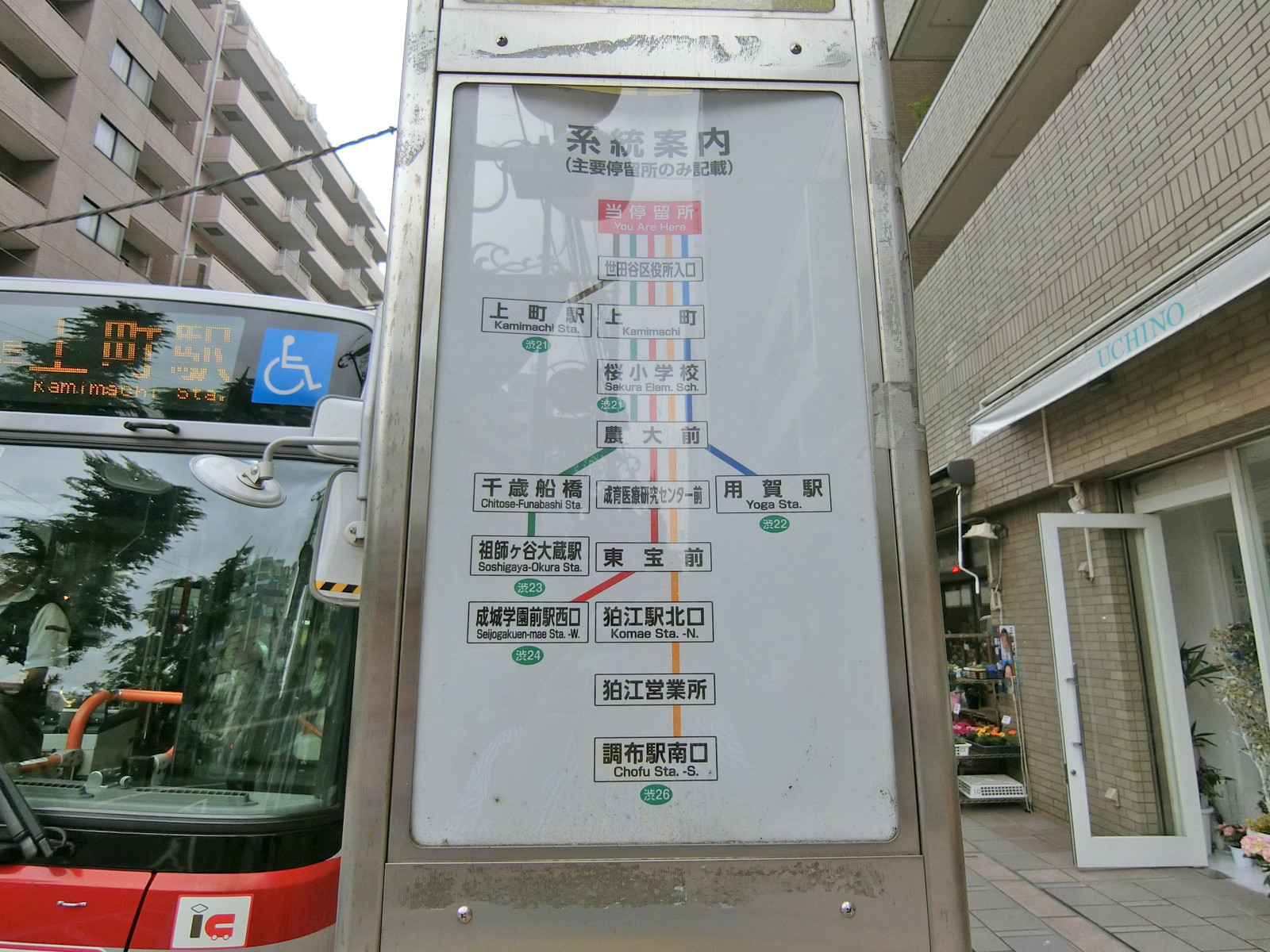 近くのバス停