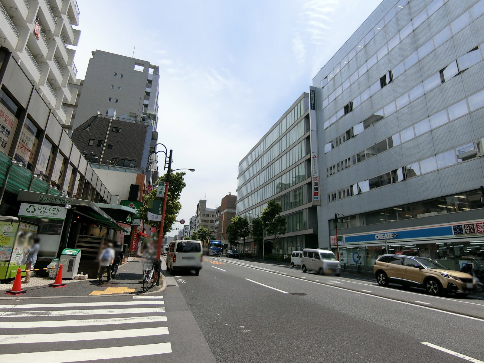 至近の早稲田通り