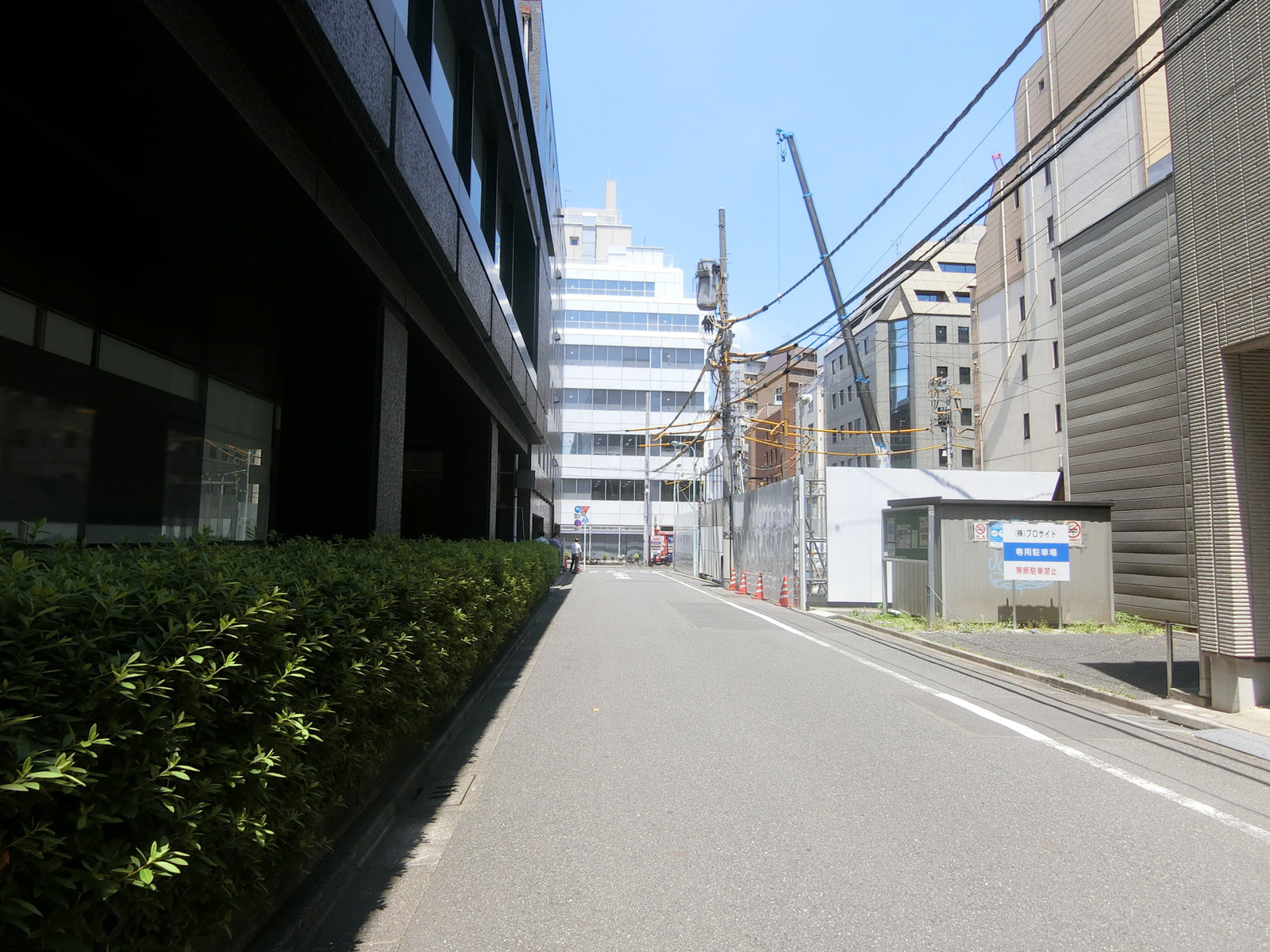 姫井日本橋ビル前面の通り
