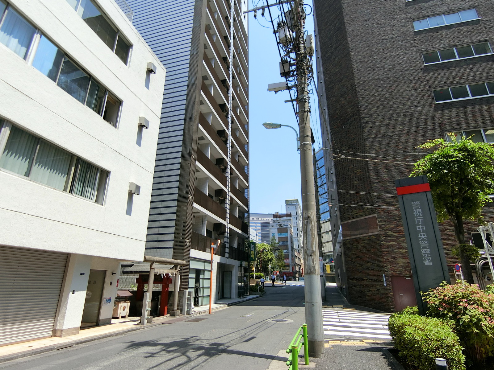 大原会館前面の通り