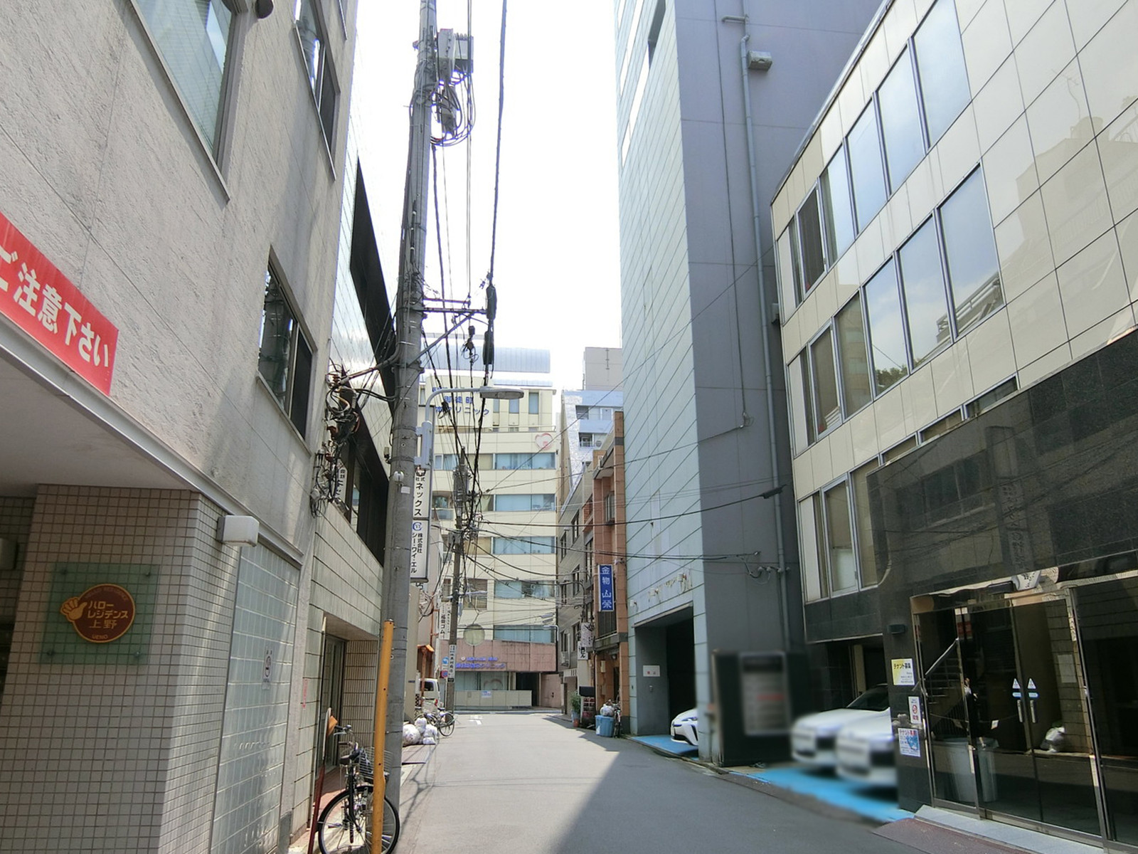 妙高酒造ビル前面の通り