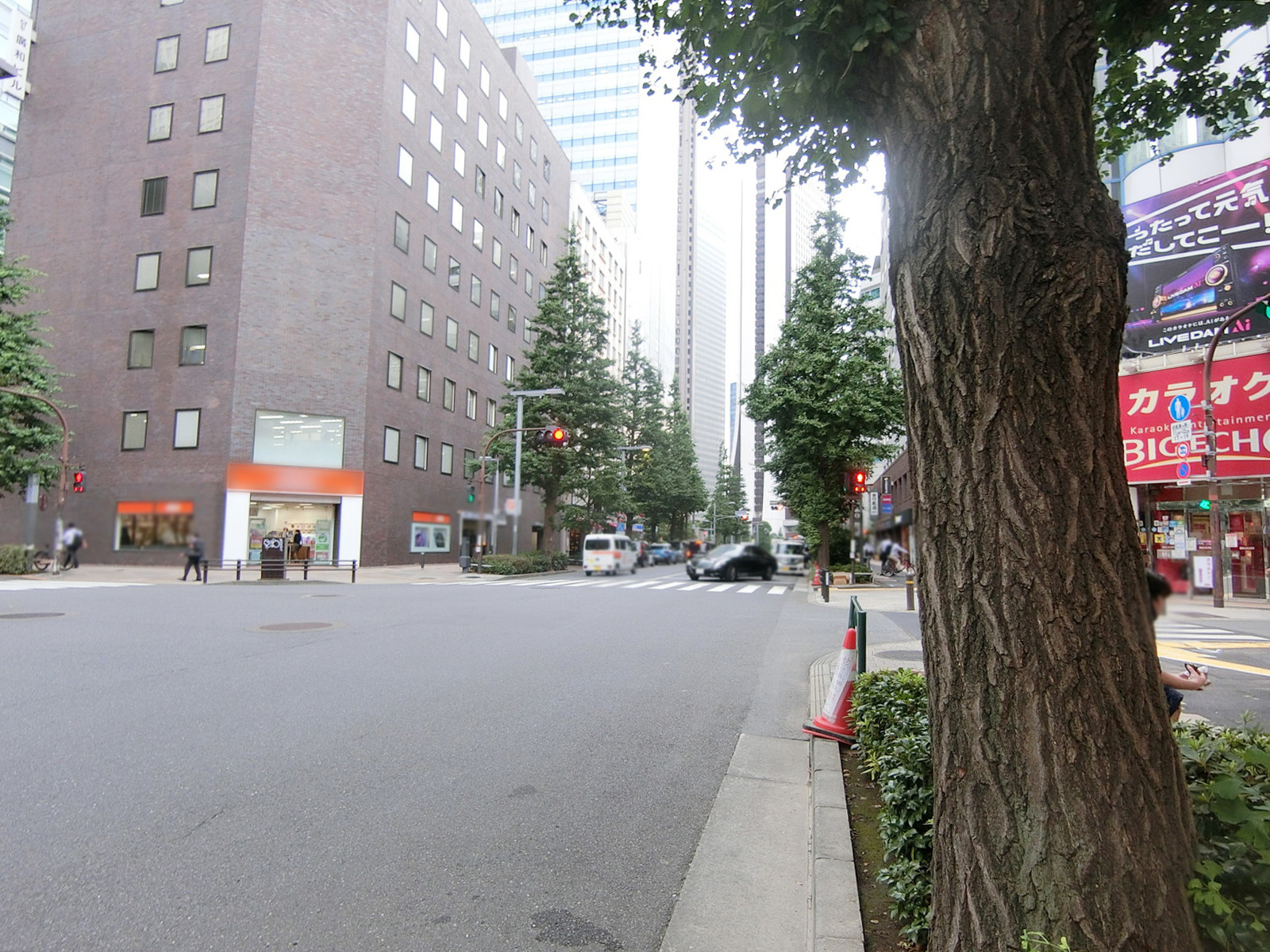 廣和ビル前面の通り