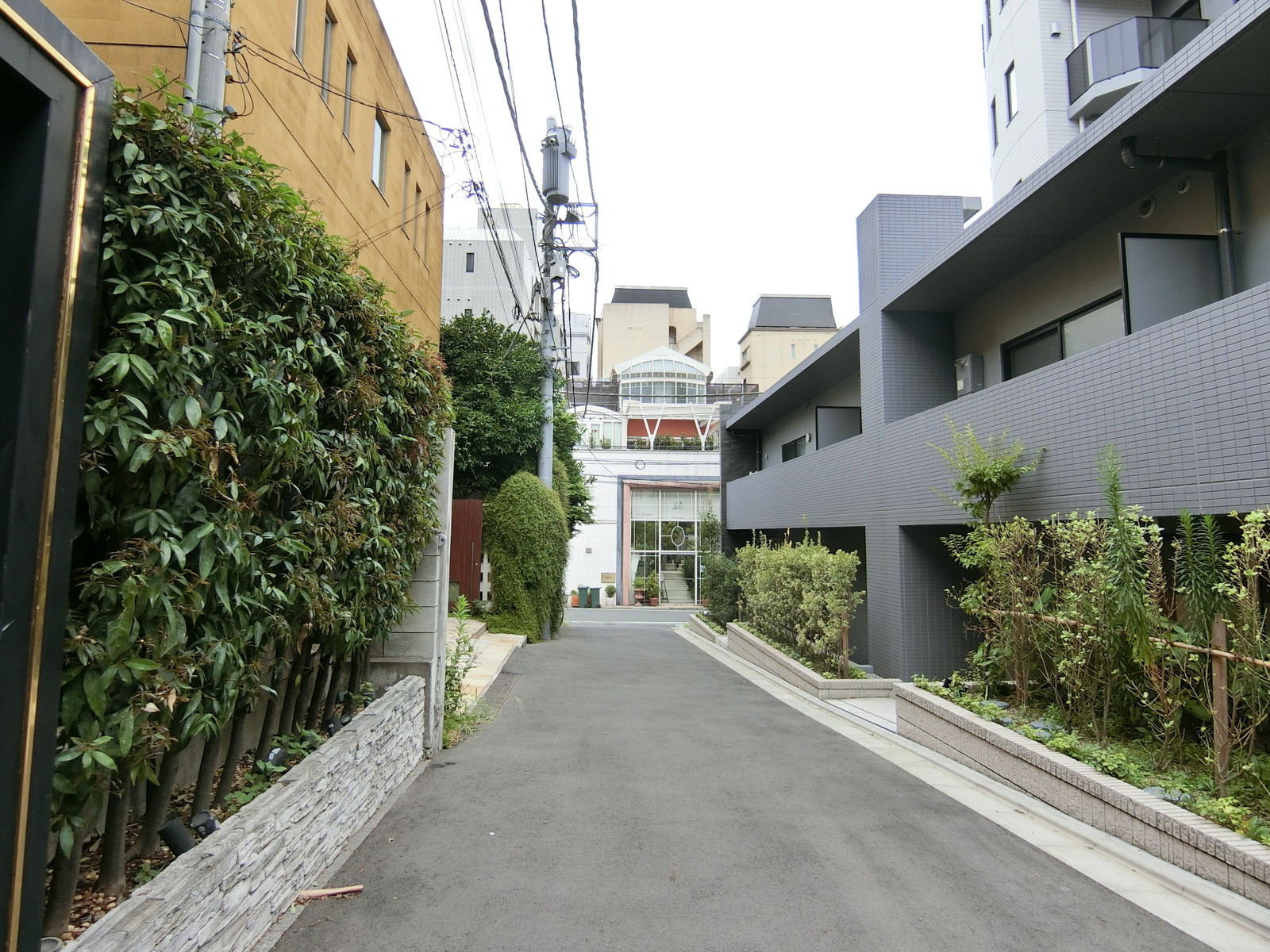 西麻布ビル前面の通り
