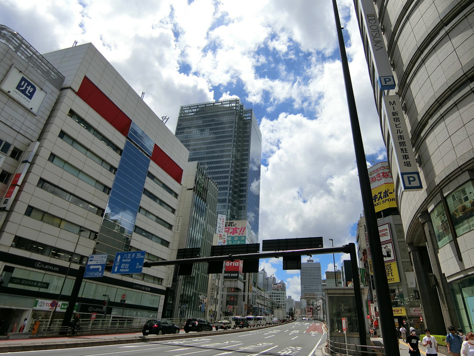 付近の甲州街道