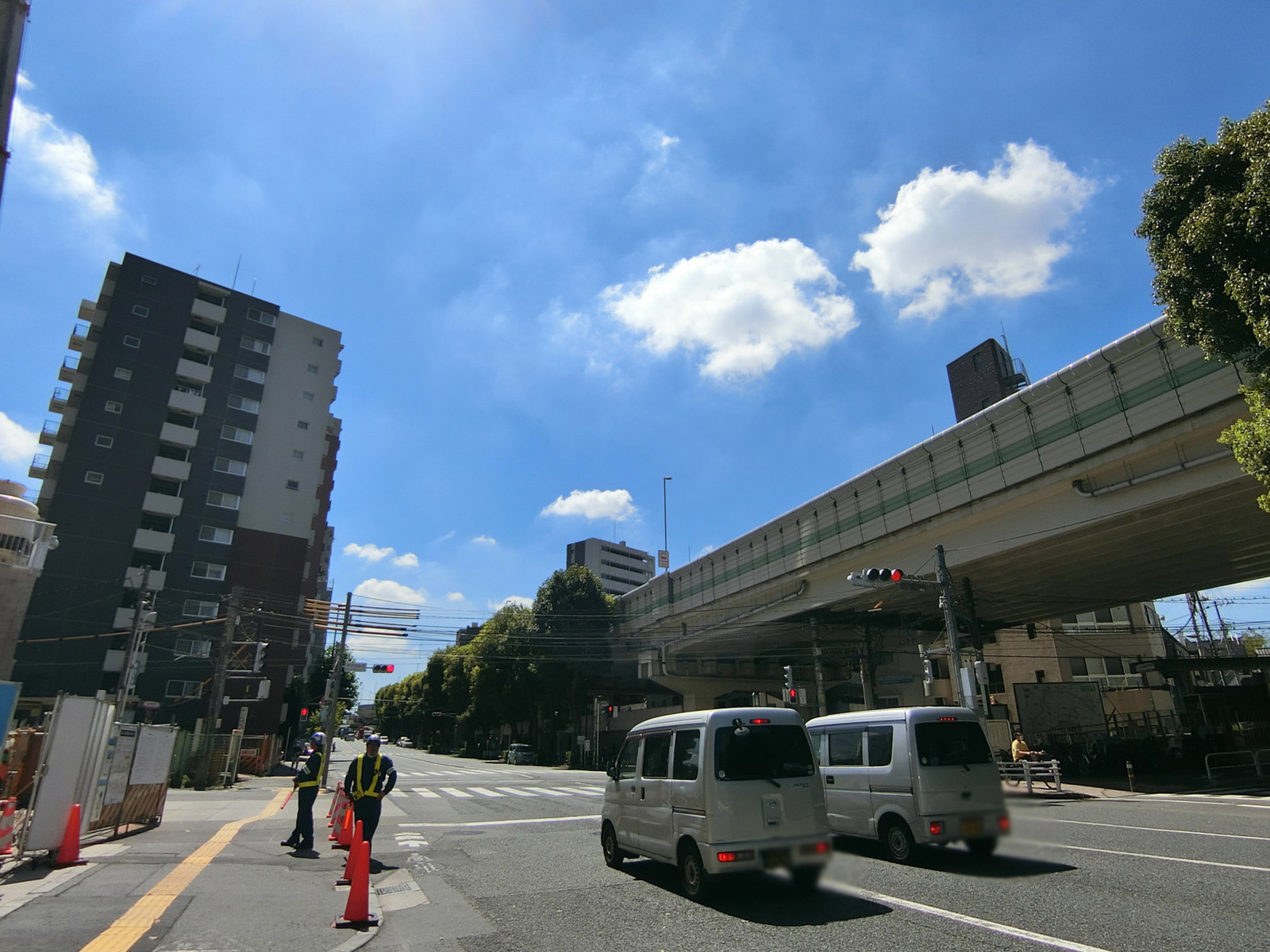 藤和東池袋コープ前面の通り