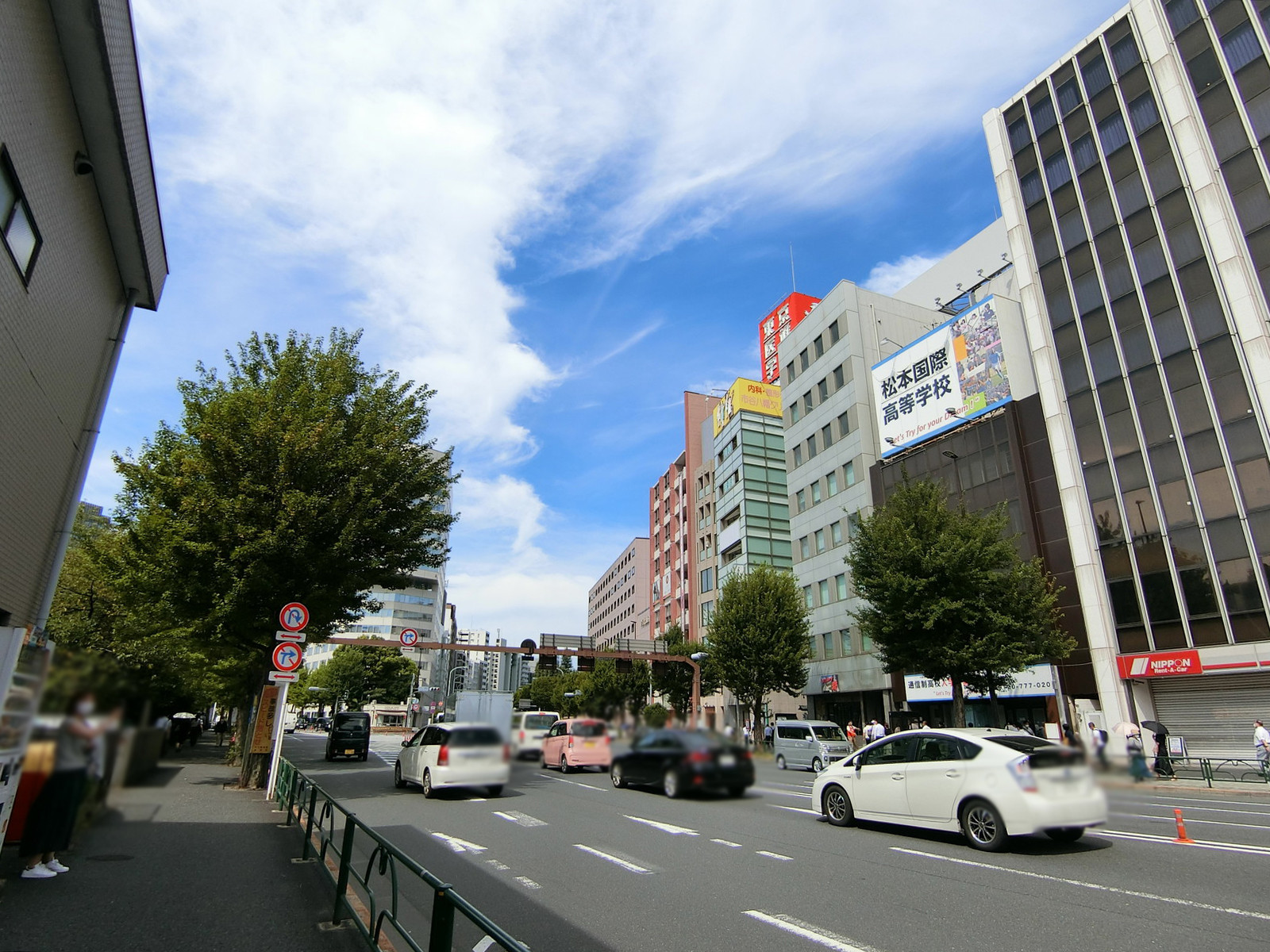 付近の外堀通り
