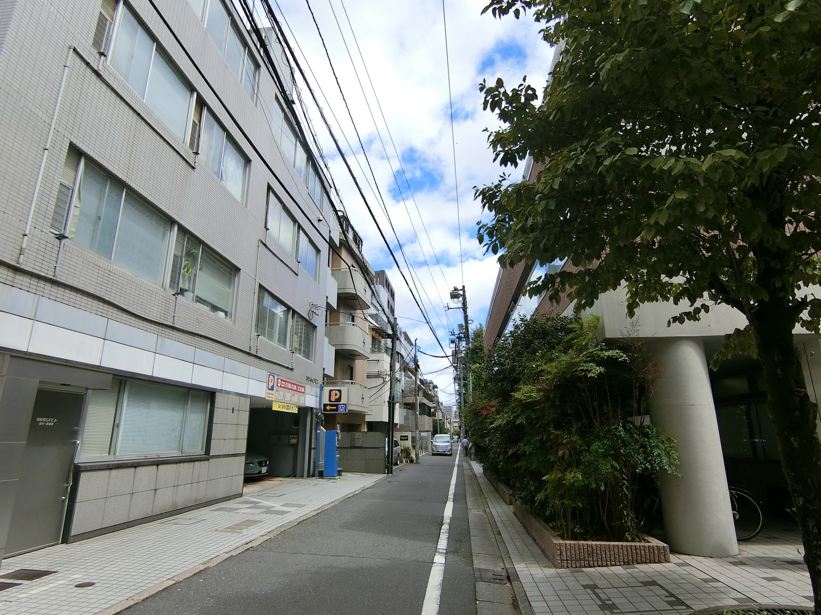 周辺は落ち着いたエリア
