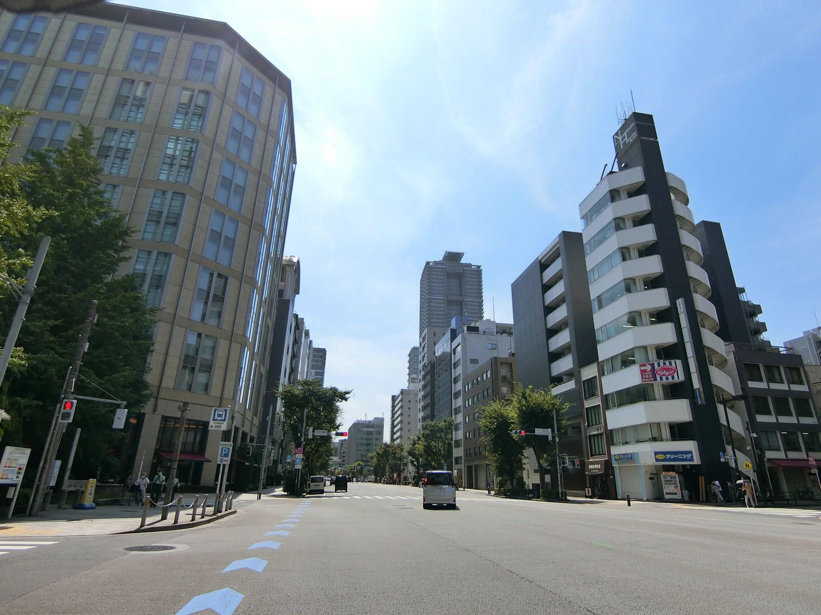 付近の清洲橋通り